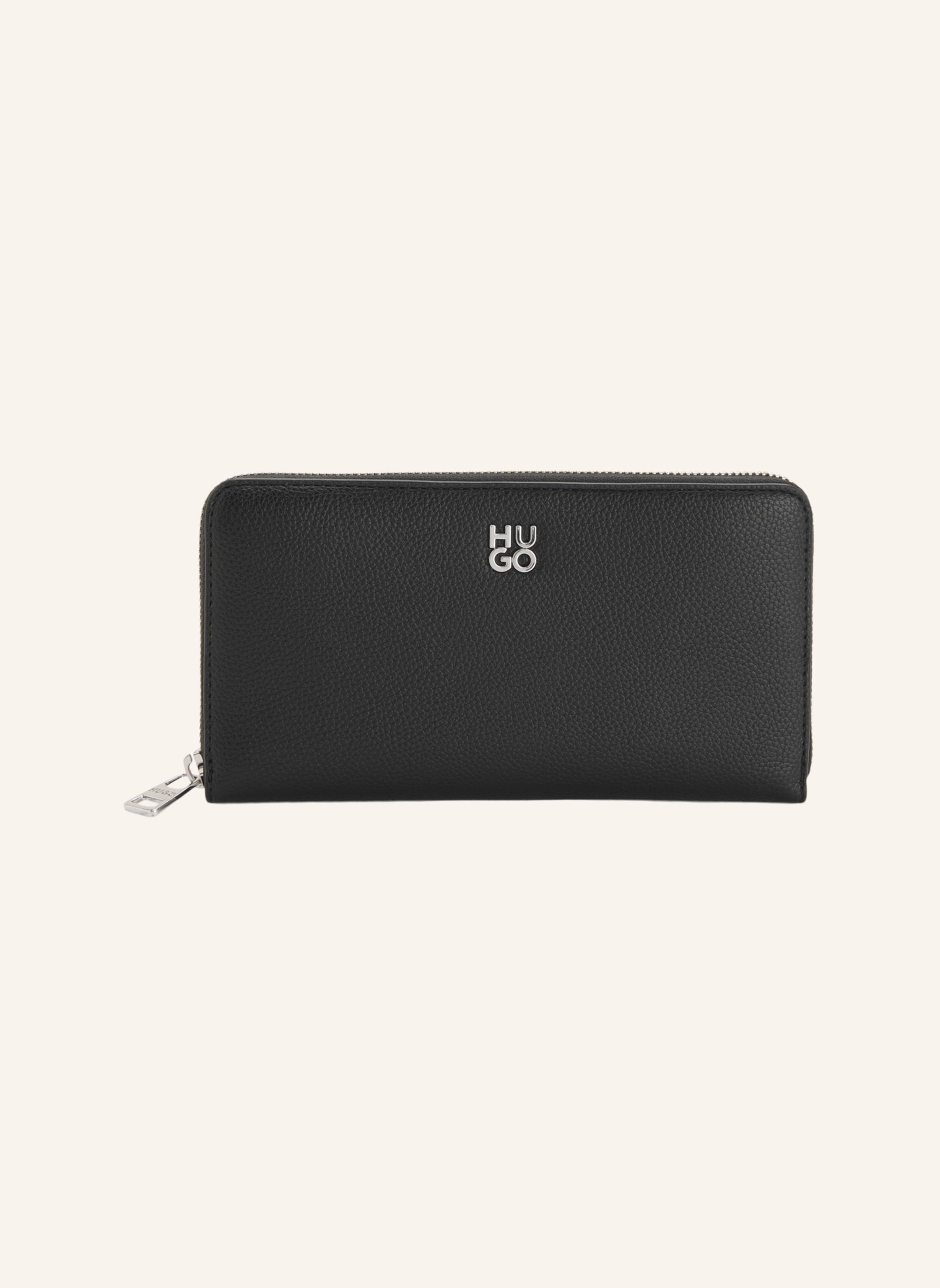 Hugo Hugo Brieftasche Chris 2.0_Zip Around schwarz in SCHWARZ