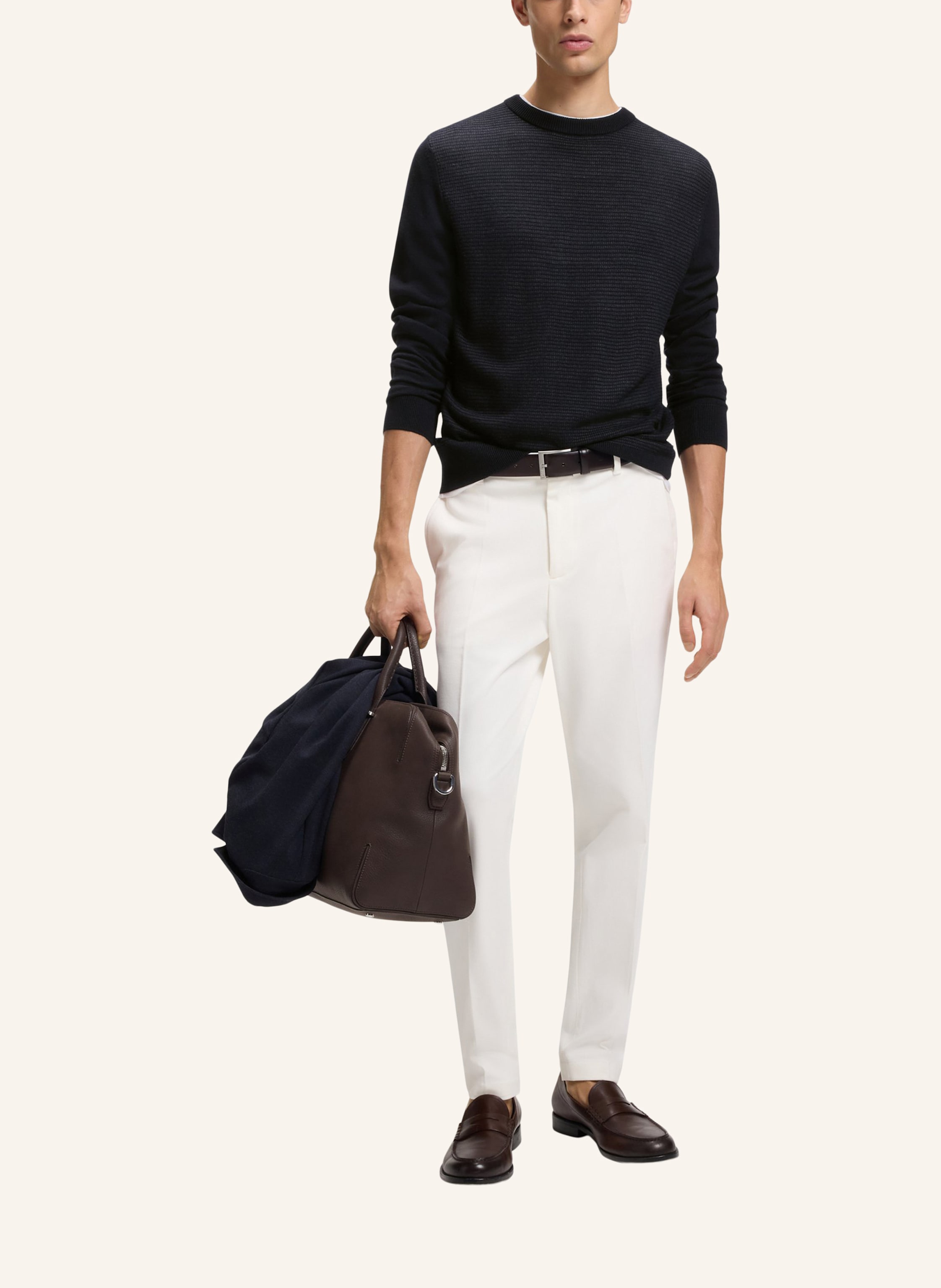 Thumbnail - Boss Pullover H-Hincluso_In Regular Fit blau