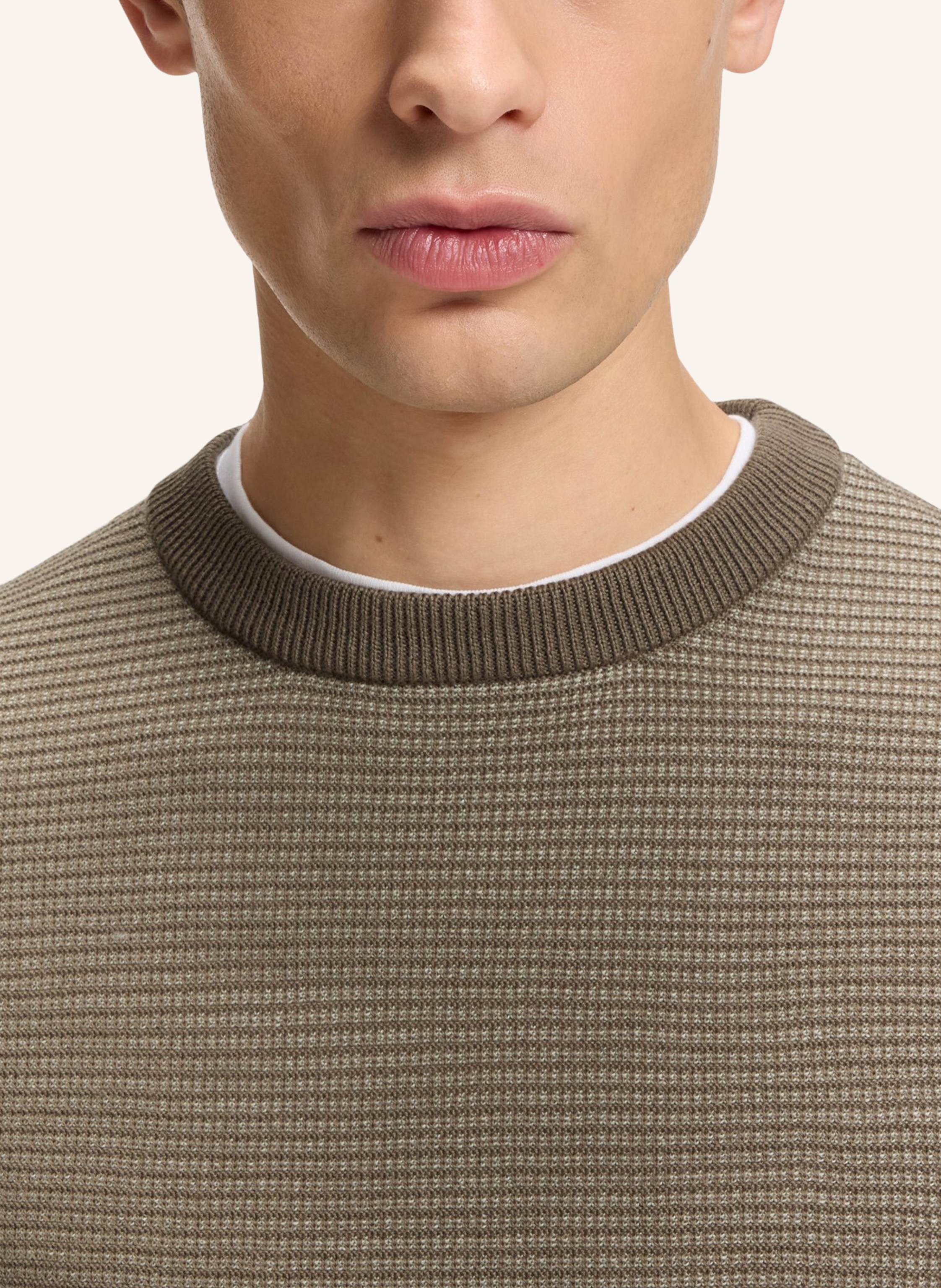 Thumbnail - Boss Pullover H-Hincluso_In Regular Fit braun