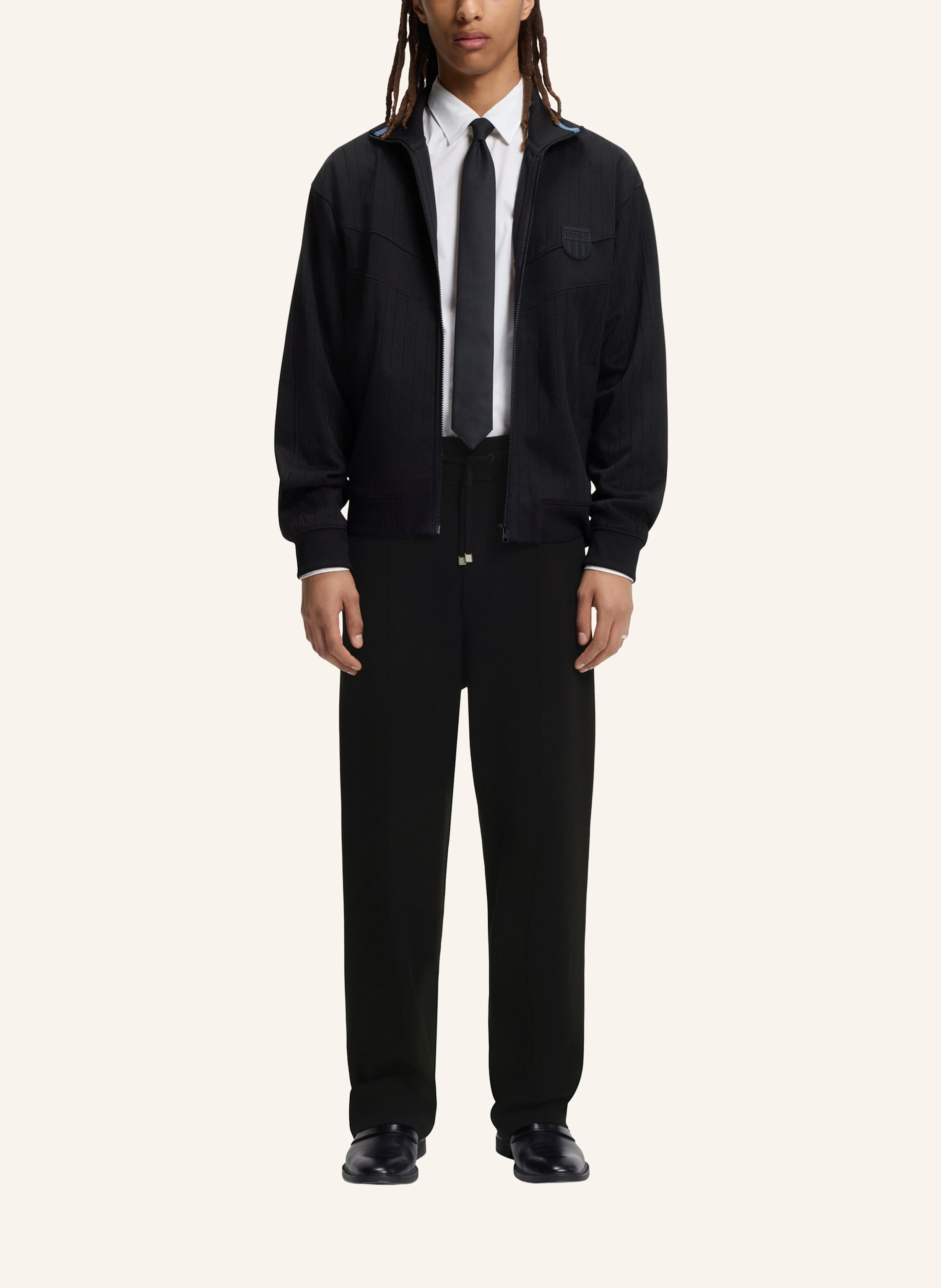 Thumbnail - Hugo Casual Hose Sitro Relaxed Fit schwarz