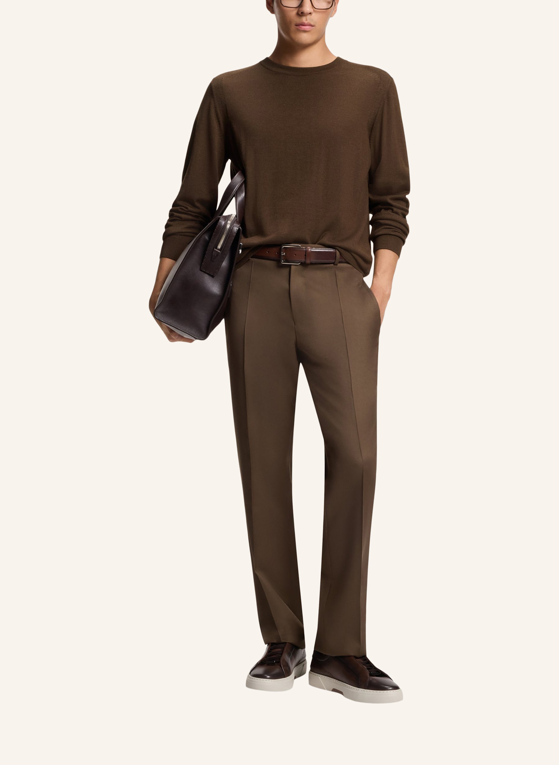 Thumbnail - Boss Pullover L-Overo Regular Fit gruen