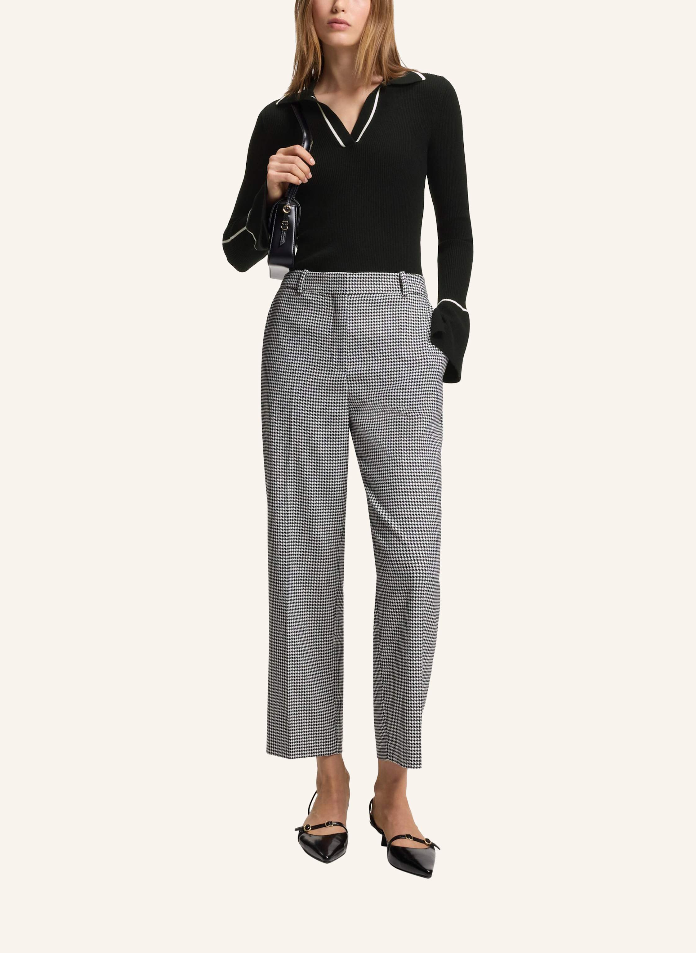 Thumbnail - Hugo Pullover Samur Slim Fit schwarz