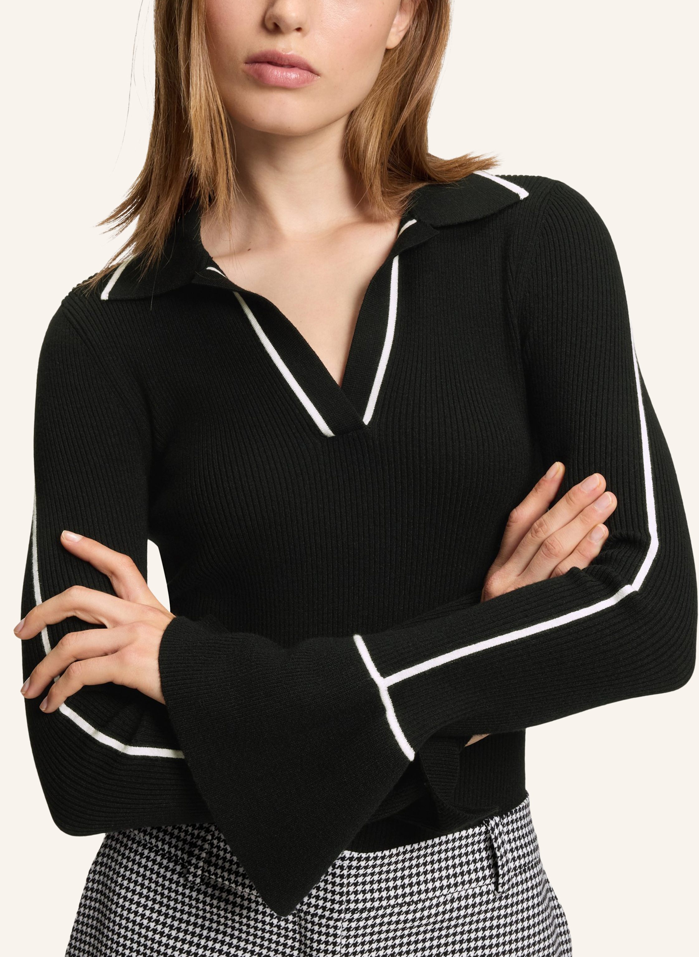 Thumbnail - Hugo Pullover Samur Slim Fit schwarz