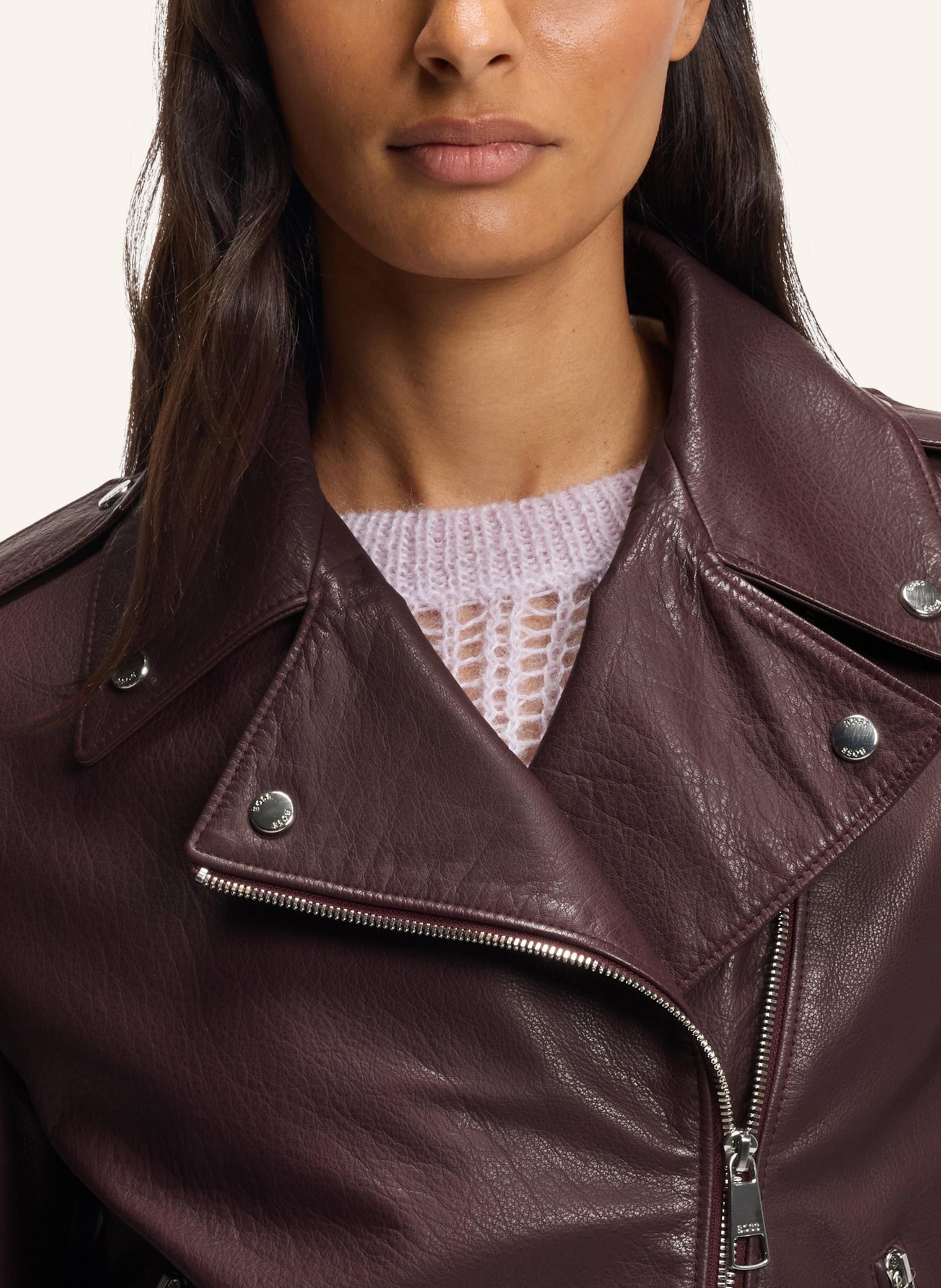 Thumbnail - Boss Lederjacke C_Sandy Regular Fit braun