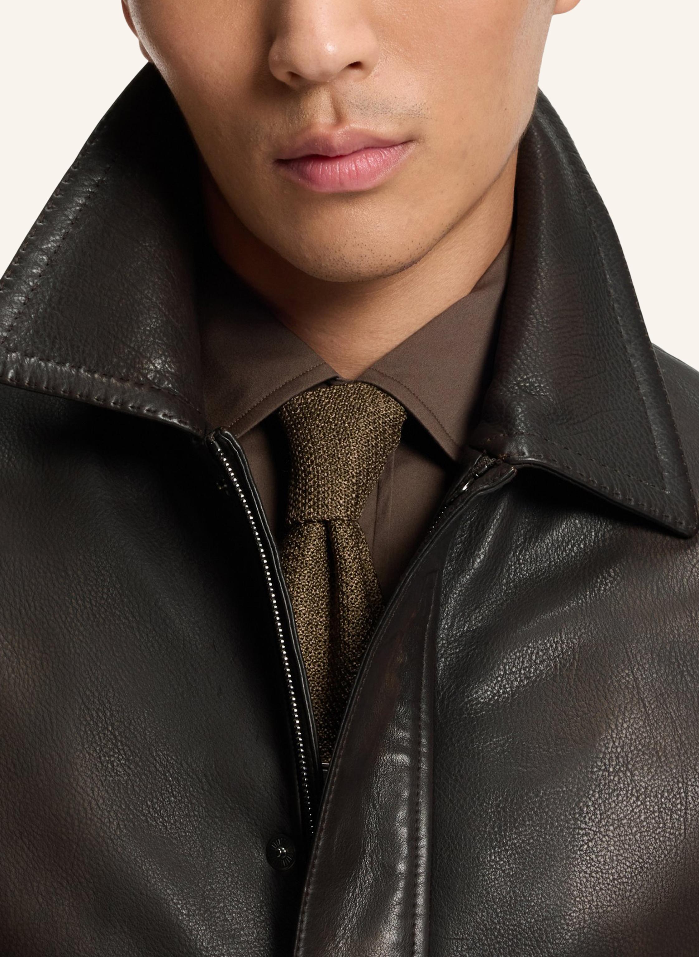 Thumbnail - Boss Lederjacke L-mabor1 Regular Fit braun