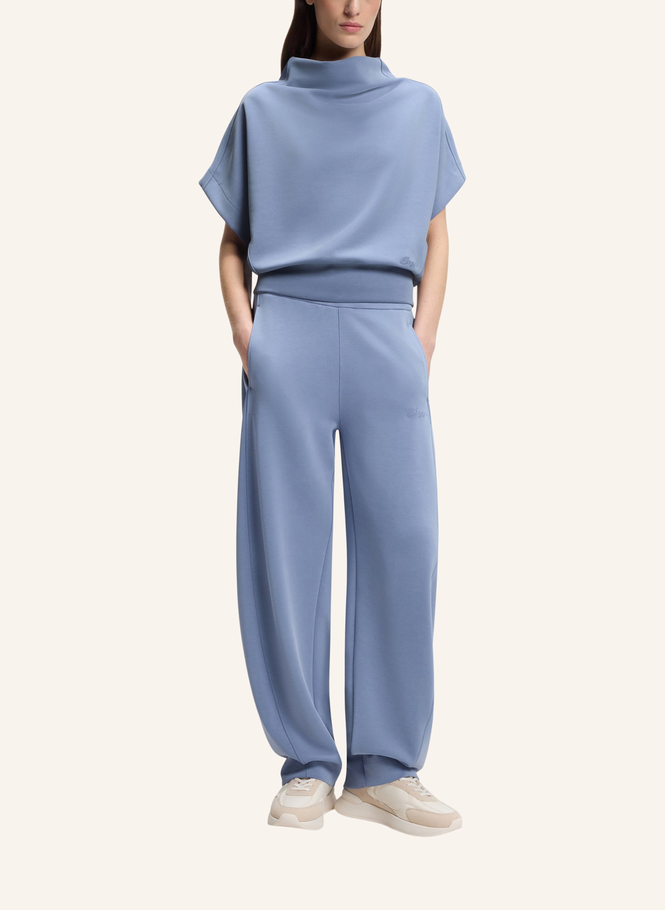 Thumbnail - Boss T-Shirt C_Elaxa Oversize Fit blau