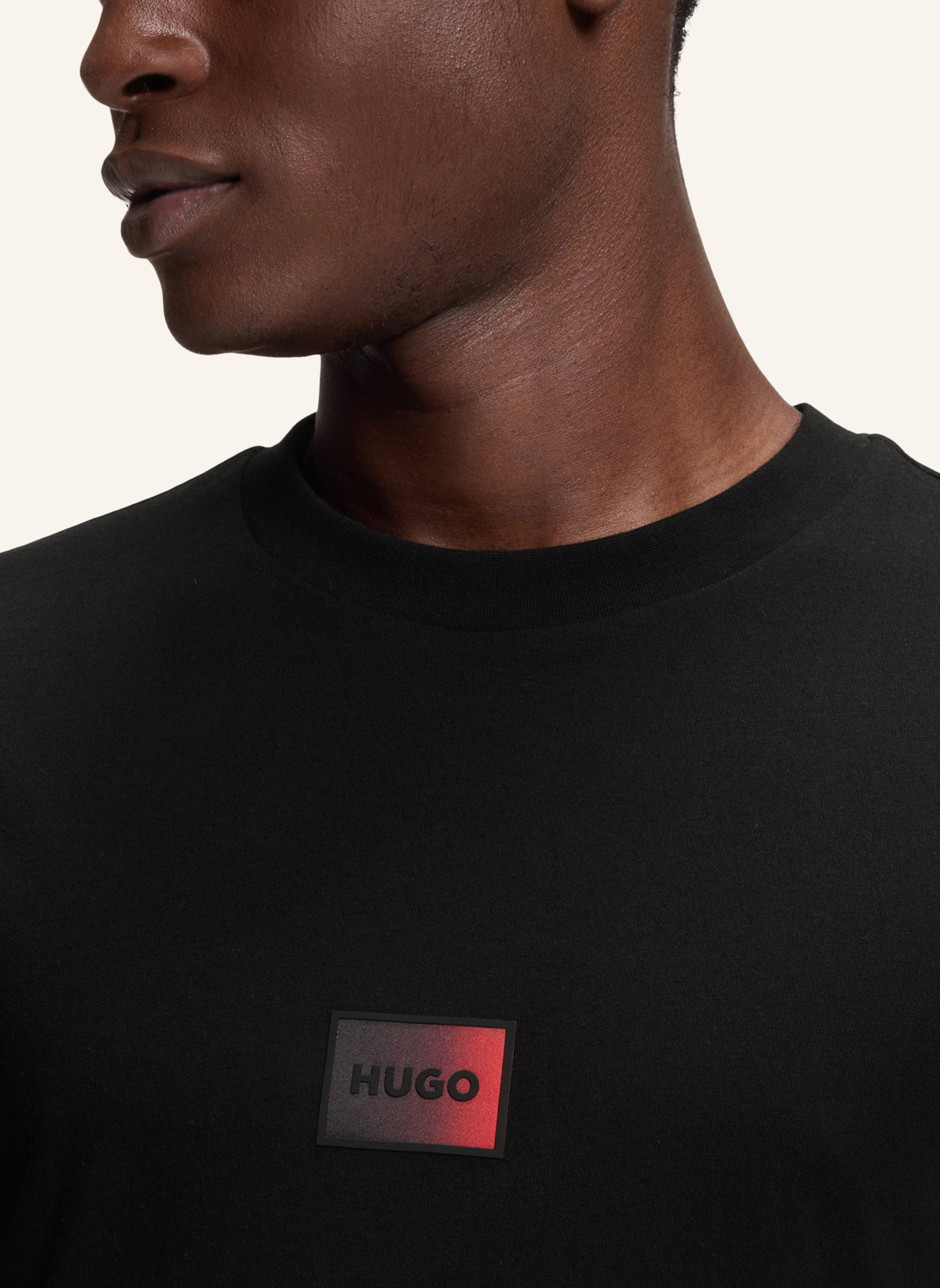 Thumbnail - Hugo T-Shirt Danotie Regular Fit schwarz