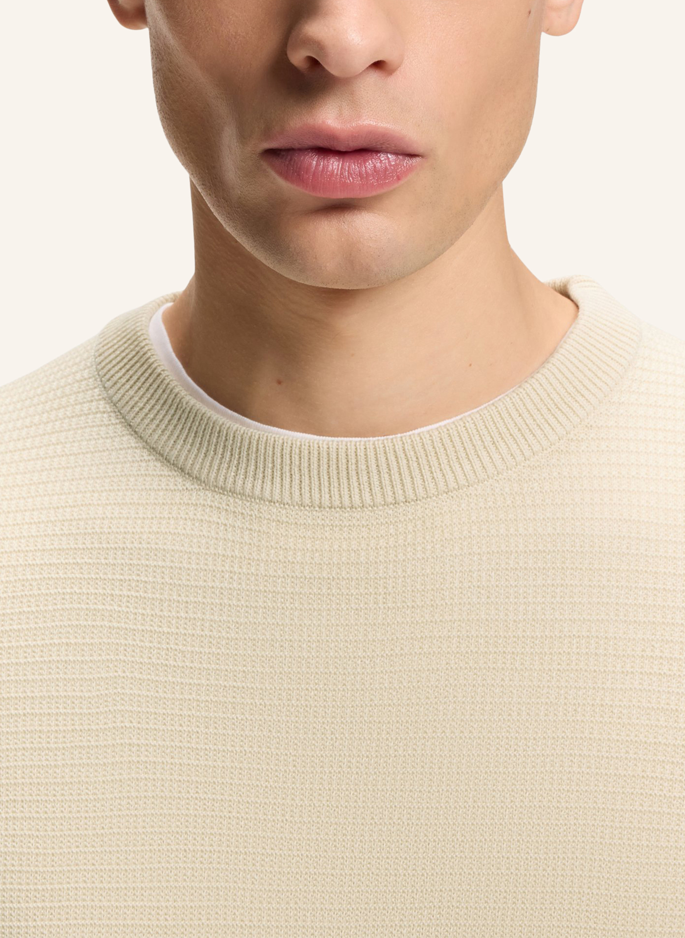 Thumbnail - Boss Pullover H-Hincluso_In Regular Fit weiss