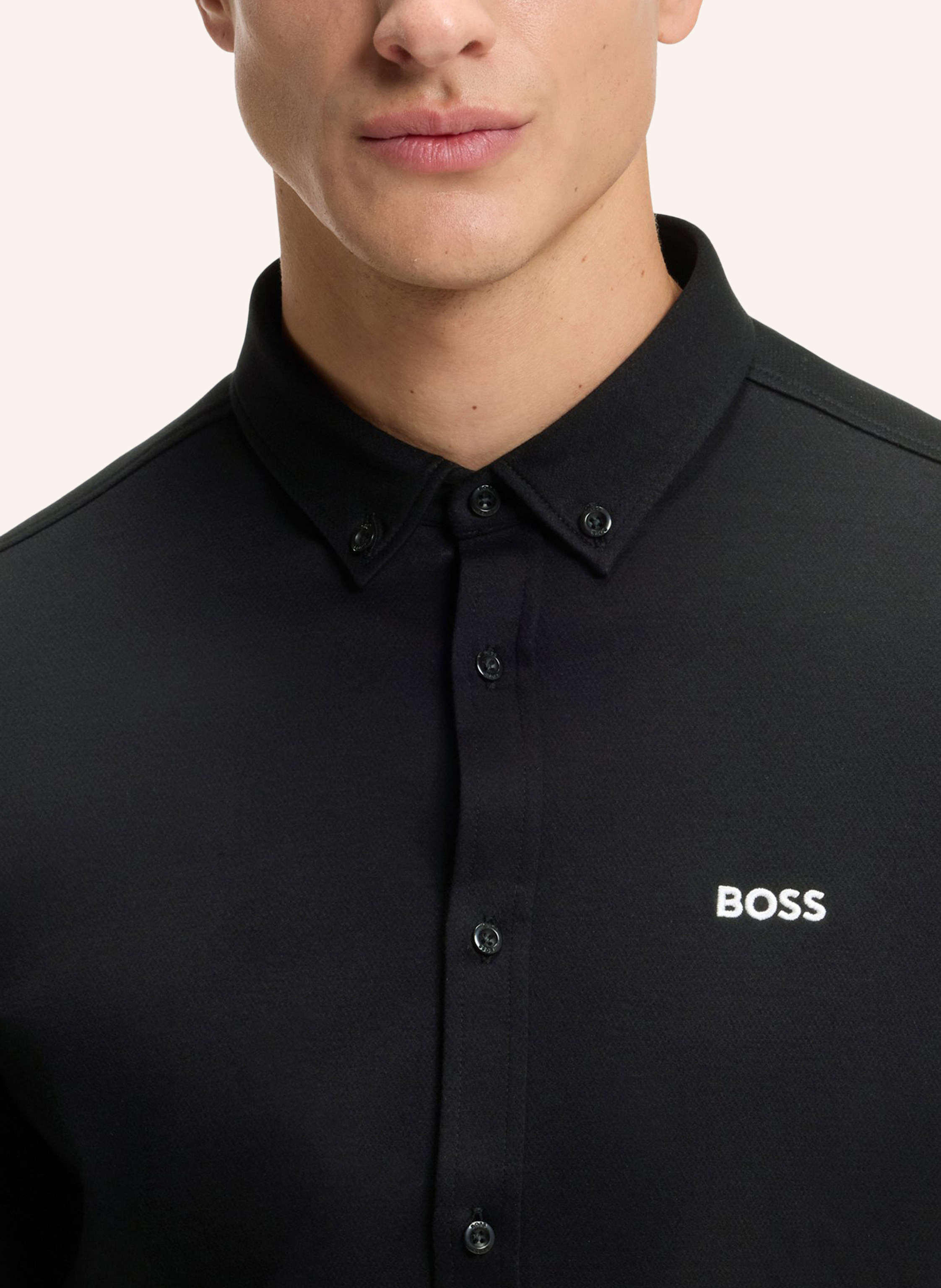 Thumbnail - Boss Casual Hemd St_Motion L Regular Fit schwarz