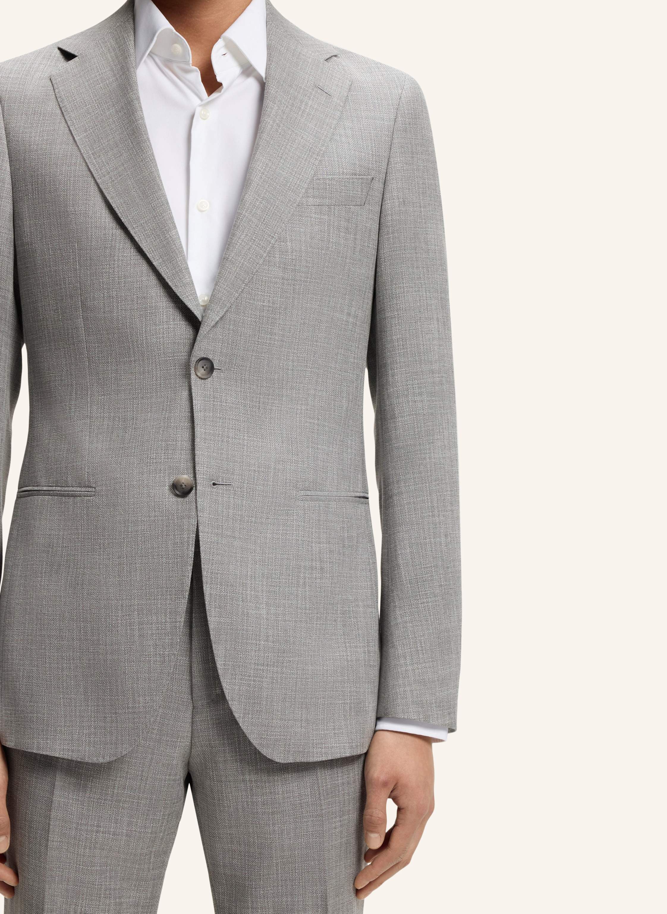 Thumbnail - Boss Business Anzug C-Huge-2pcs-261 Slim Fit silber