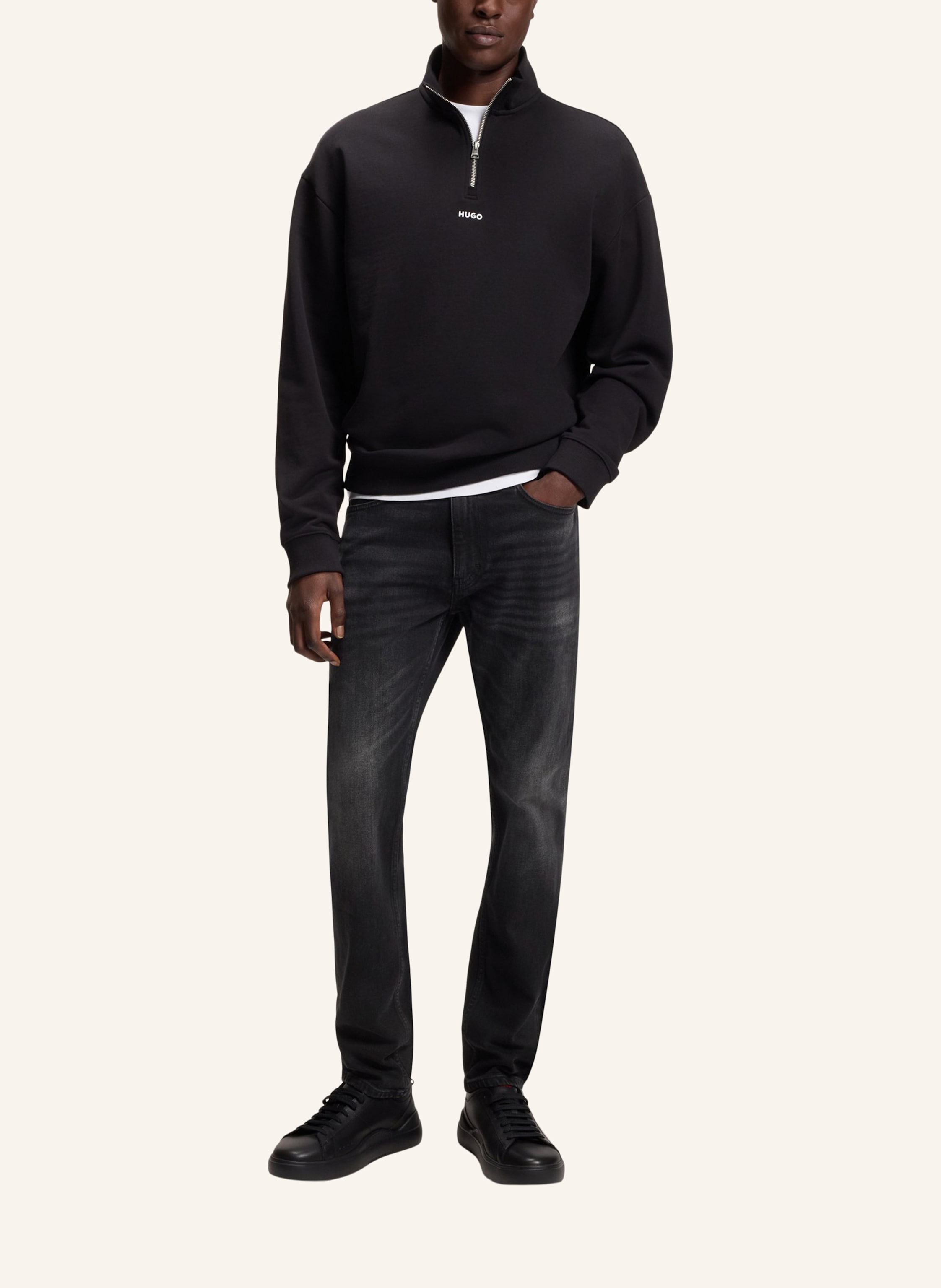 Thumbnail - Hugo Jeans Hugo 734 Extra-Slim Fit schwarz