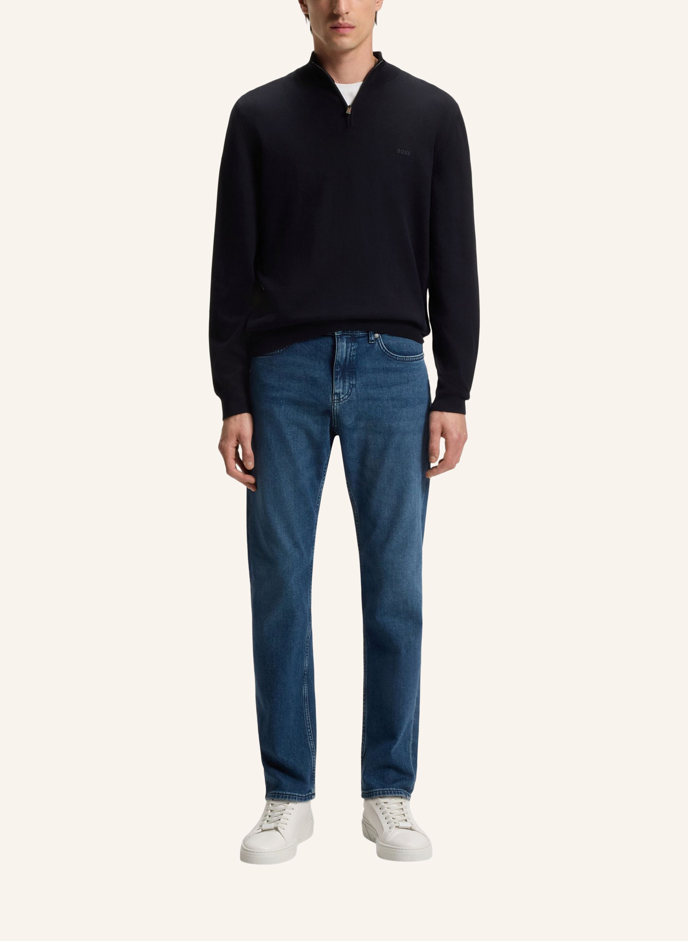 Thumbnail - Boss Pullover Padro-L Regular Fit blau