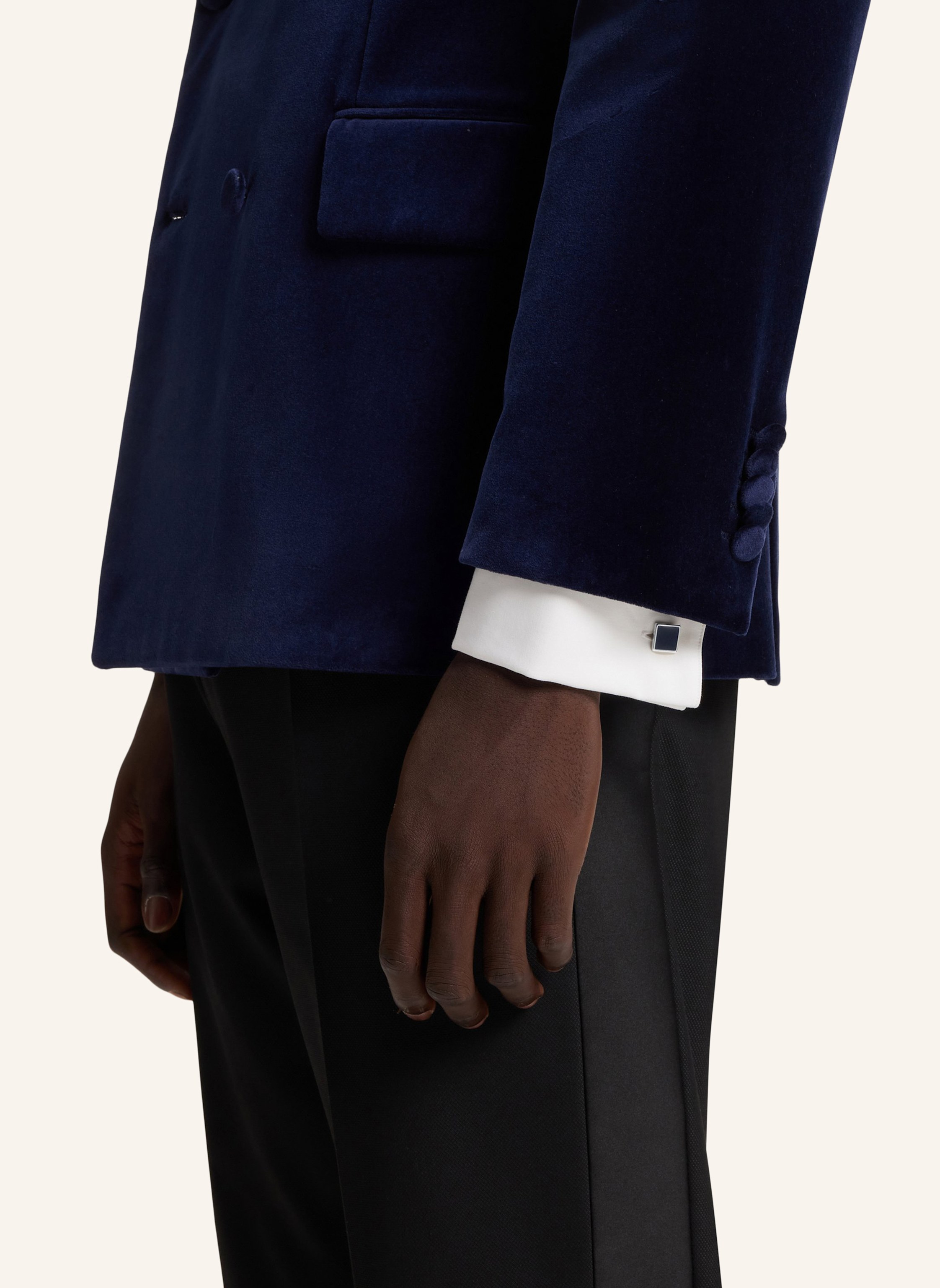 Thumbnail - Hugo Manschettenknopf E-Totake-Cuf blau