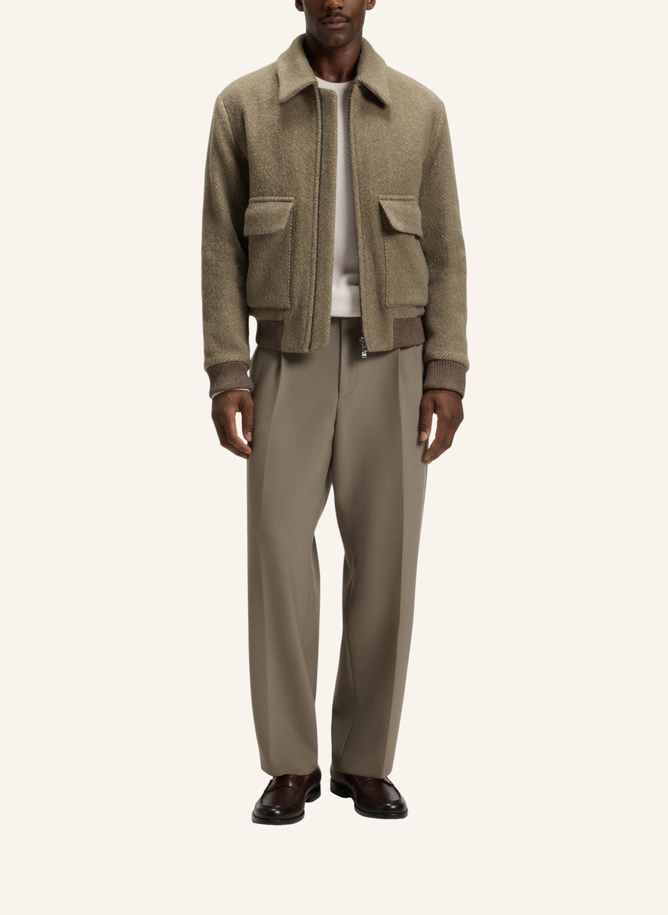 Thumbnail - Boss Pullover H-Habito Regular Fit weiss