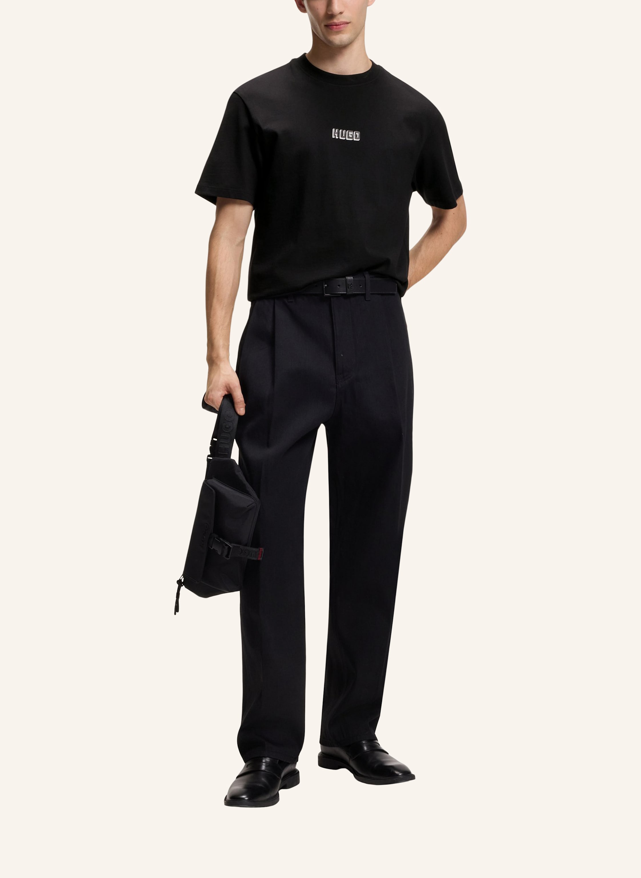 Thumbnail - Hugo T-Shirt Diqitee_In Regular Fit schwarz