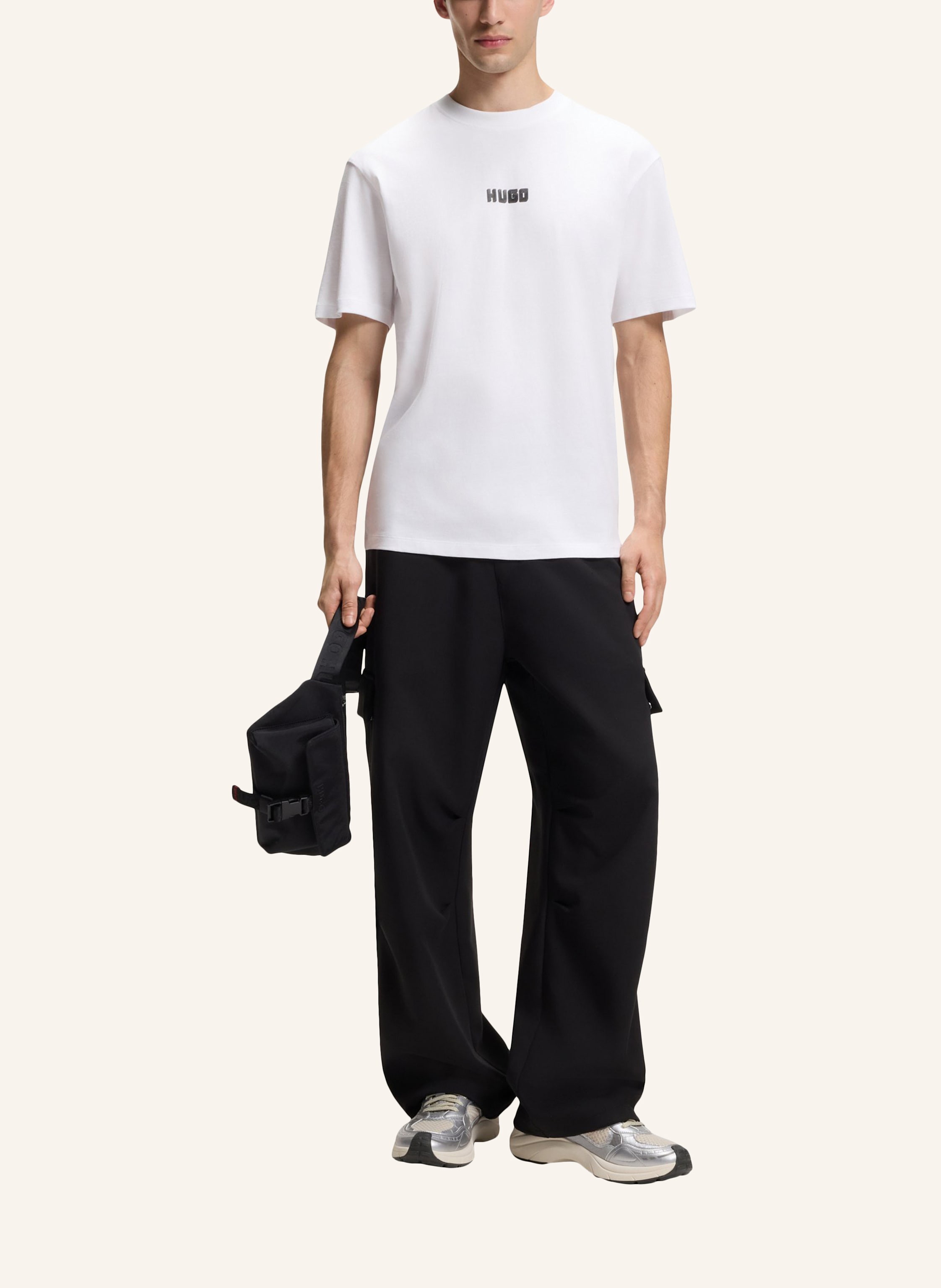 Thumbnail - Hugo T-Shirt Diqitee_In Regular Fit weiss