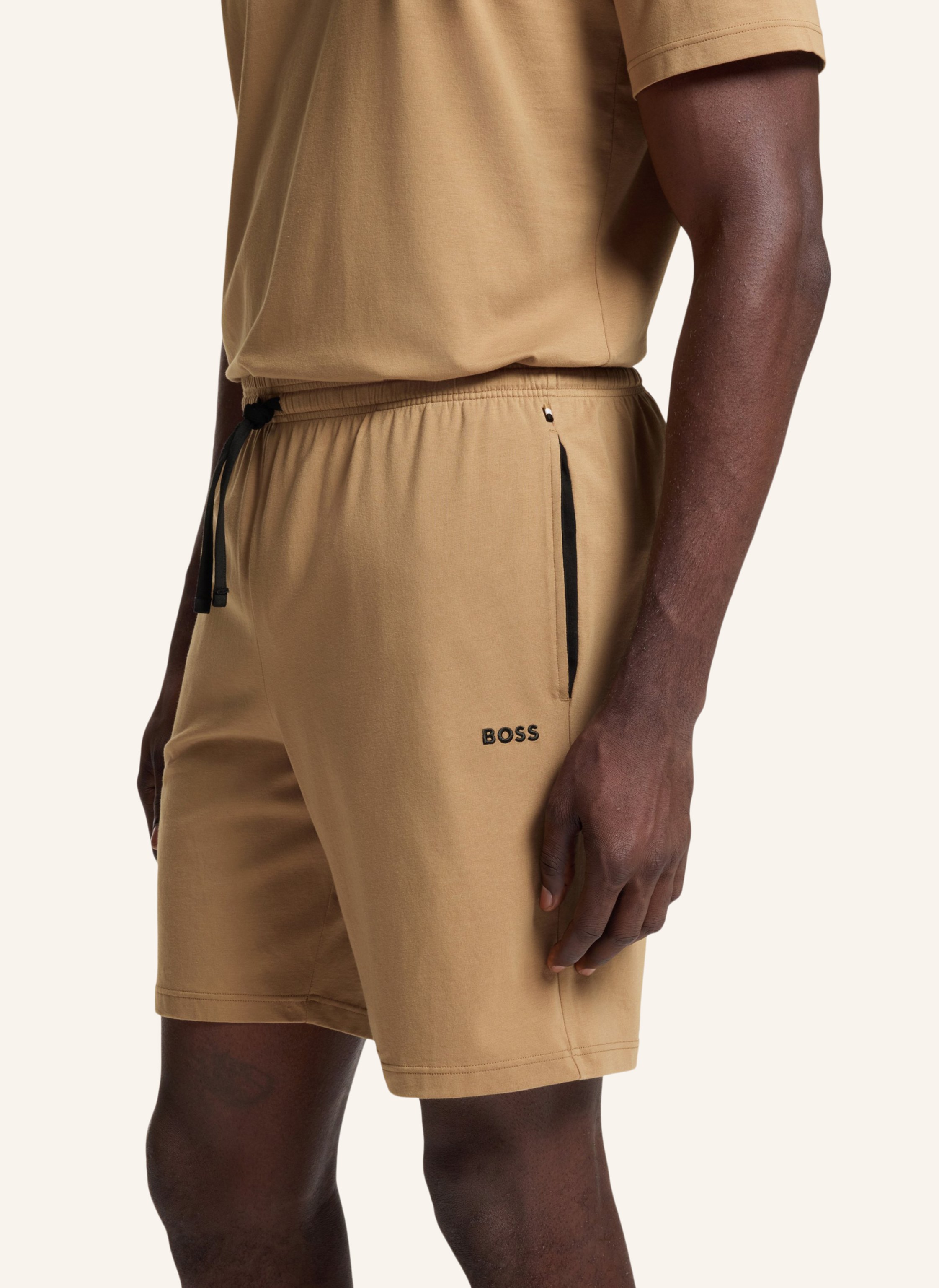 Thumbnail - Boss Loungewear Unterteil Mix&Match Short Cw beige