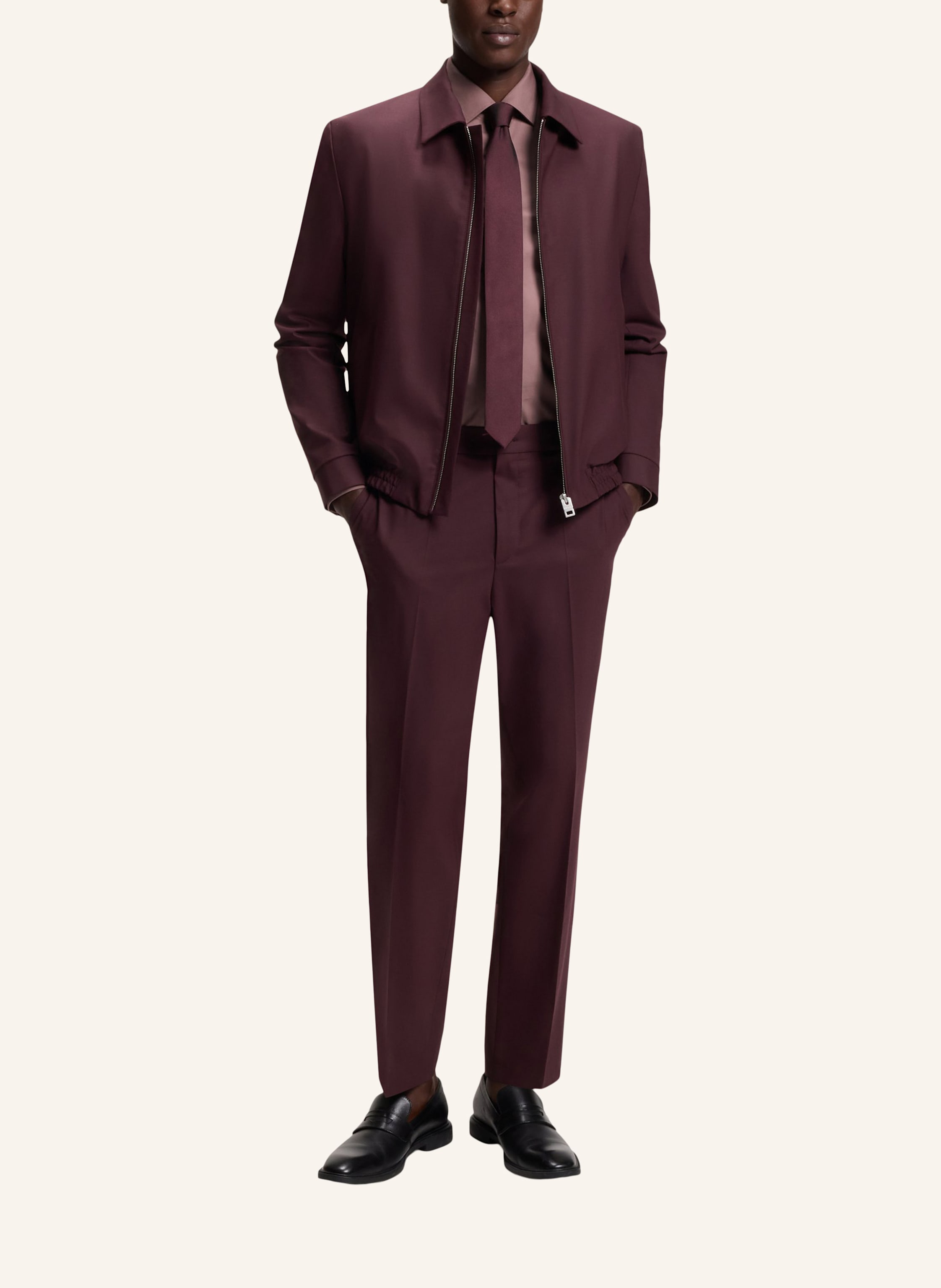 Thumbnail - Hugo Business Hemd Kenno Slim Fit braun