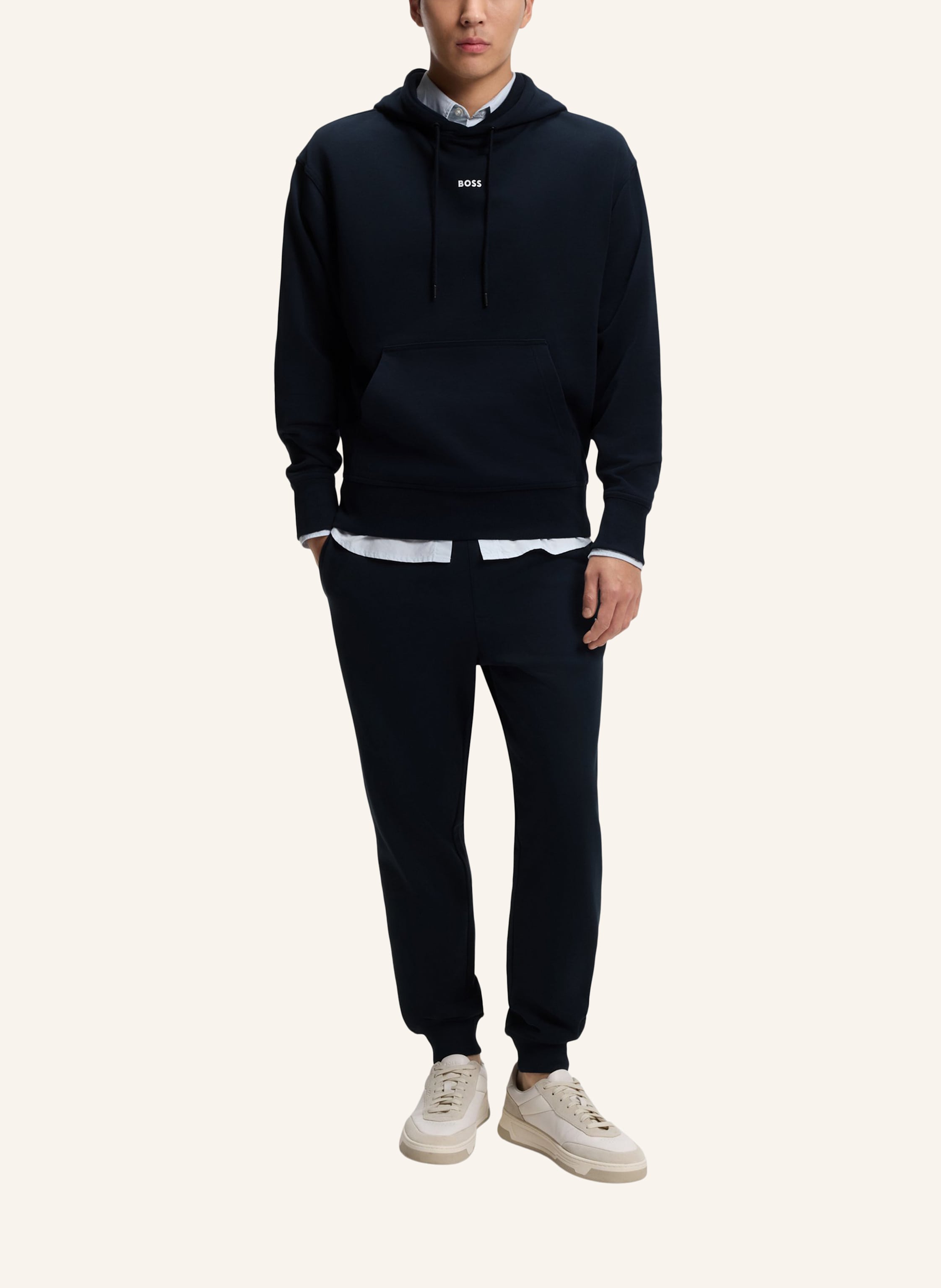 Thumbnail - Boss Sweatshirt Tracksuitwesmallhood Regular Fit blau