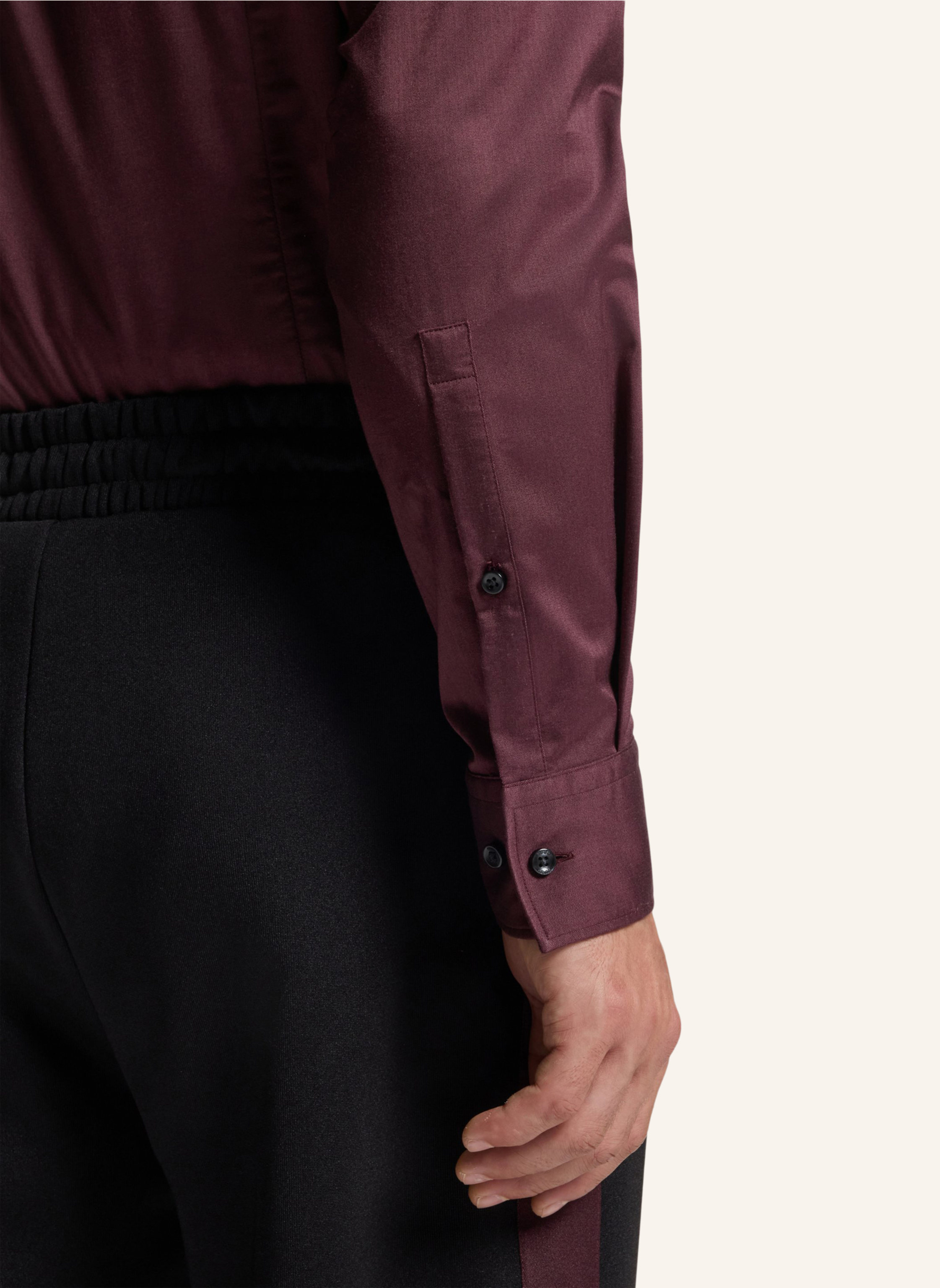 Thumbnail - Hugo Business Hemd Kenno Slim Fit braun