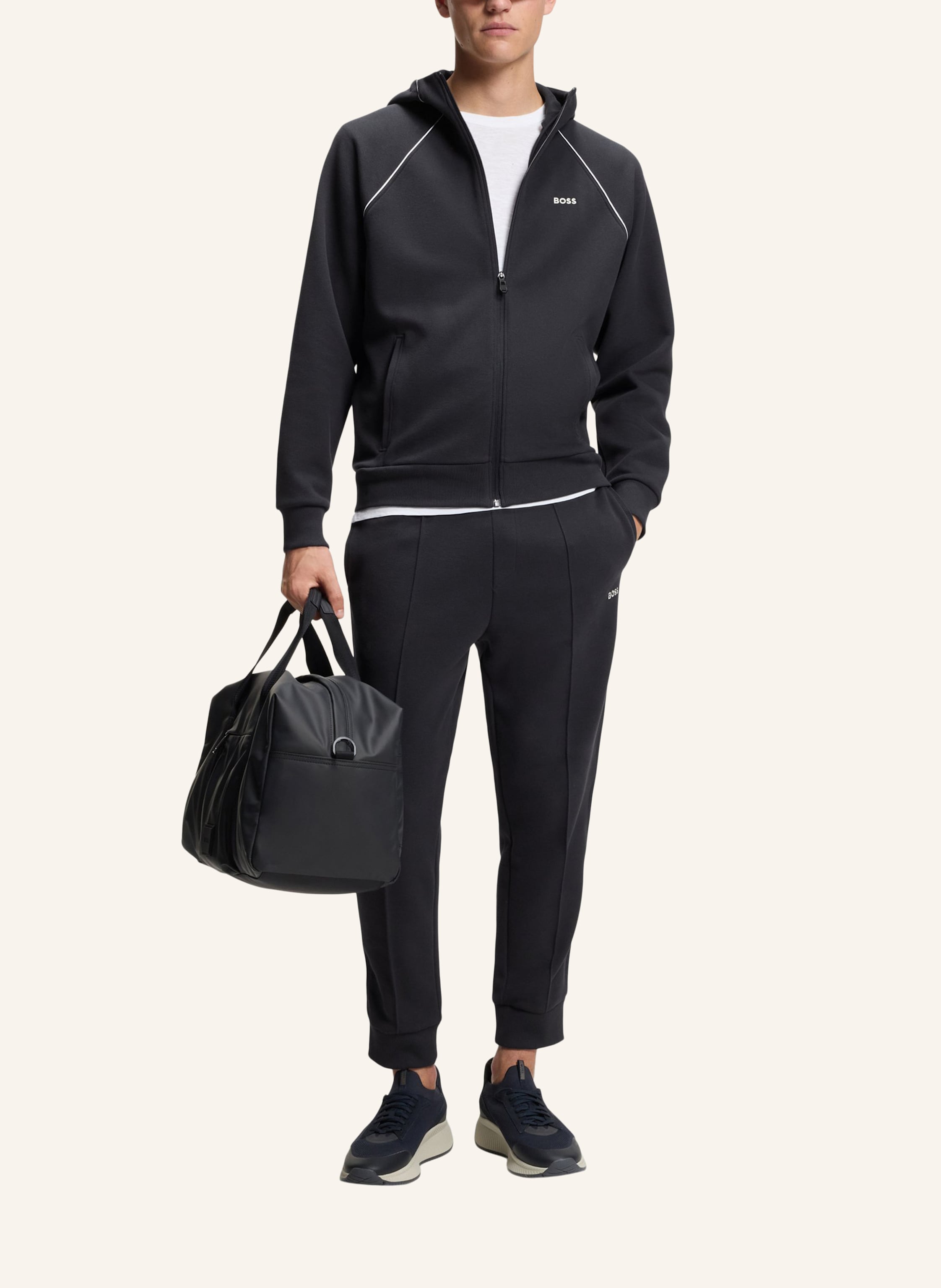 Thumbnail - Boss Sweatjacke Join Saggy blau