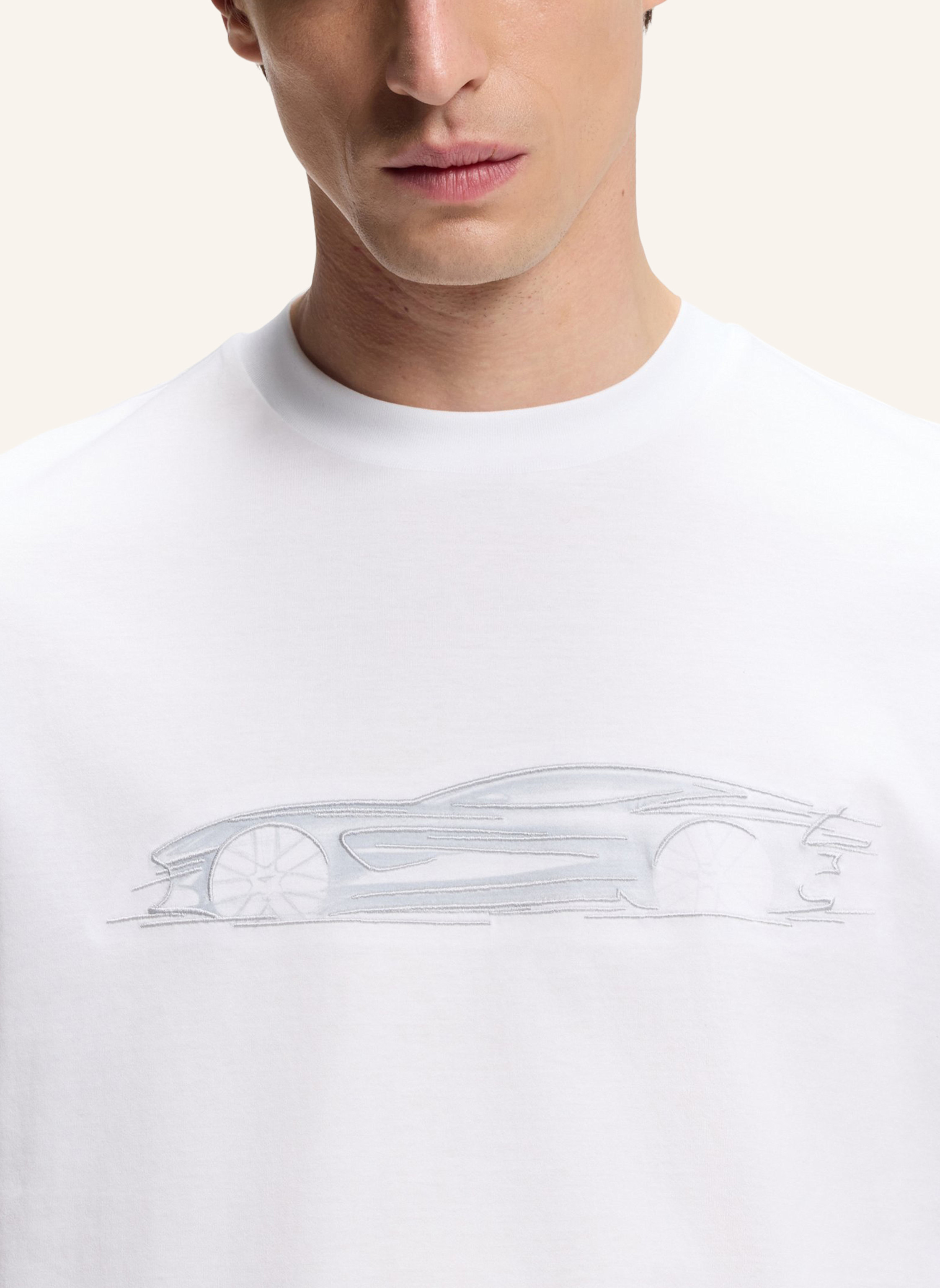 Thumbnail - Boss T-Shirt C-Taut 242_Am Regular Fit weiss