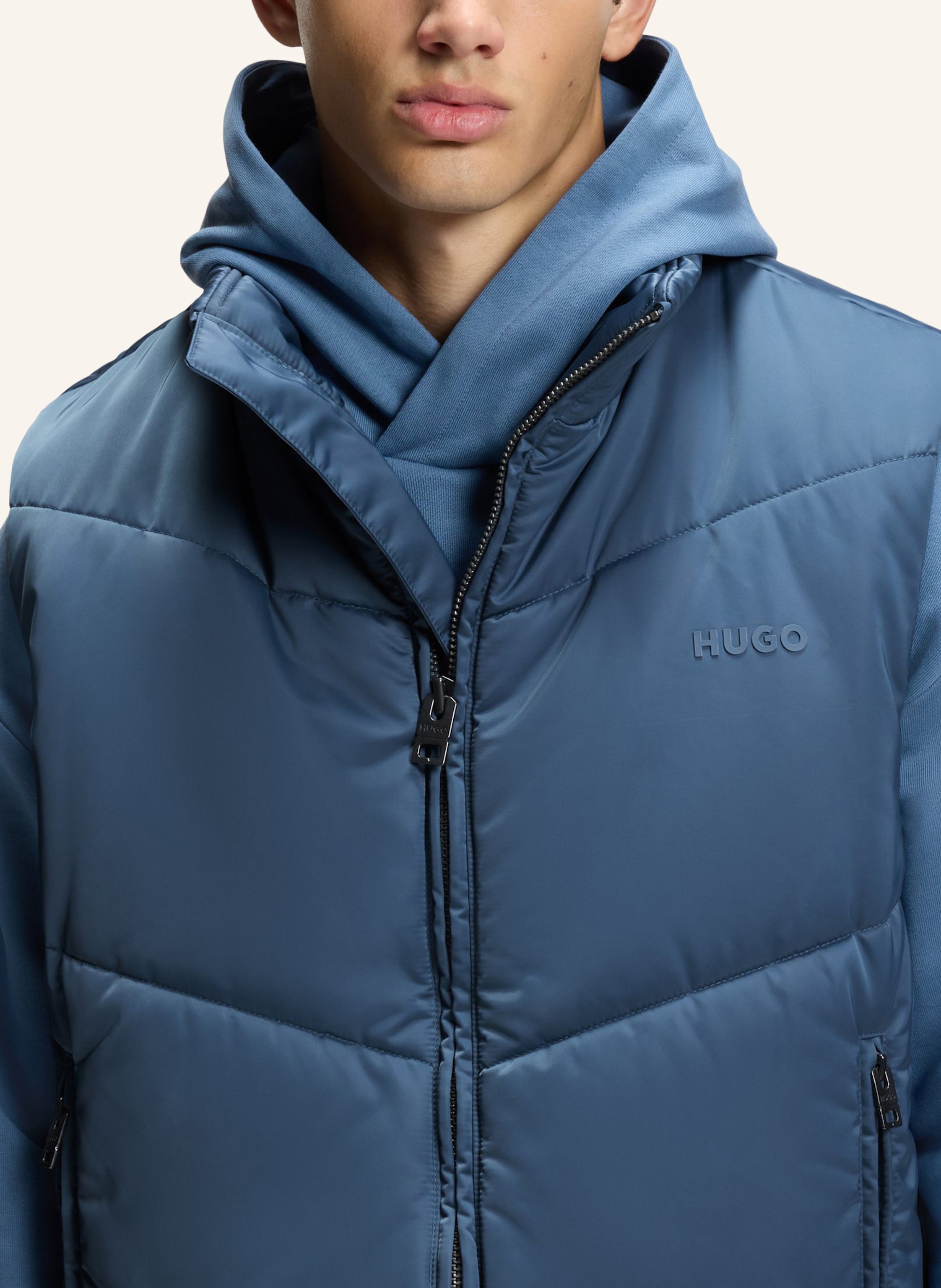Thumbnail - Hugo Casual Jacke berolino2611 Regular Fit blau