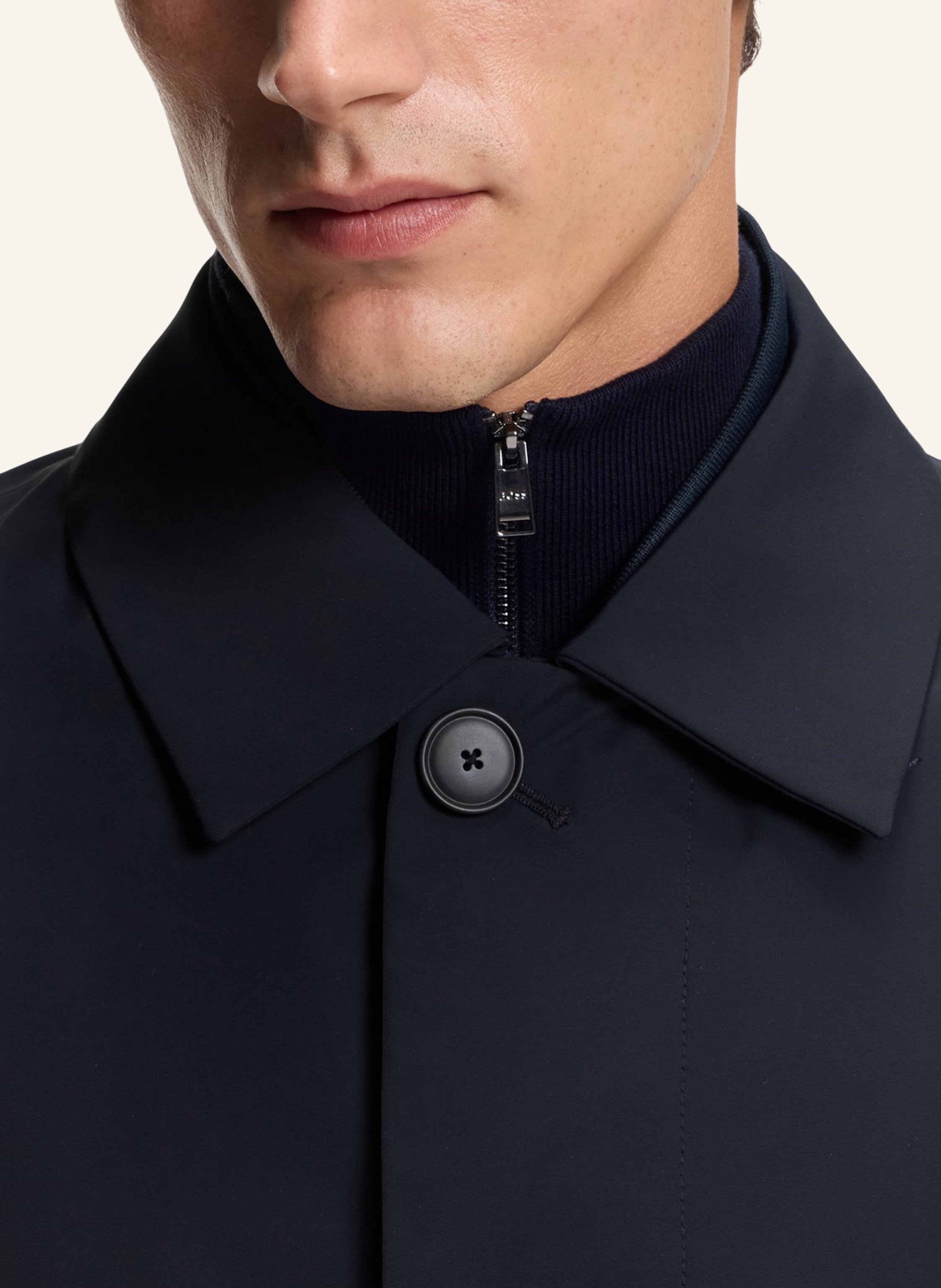 Thumbnail - Boss Klassischer Mantel P-Jared-3In1-261f Regular Fit blau