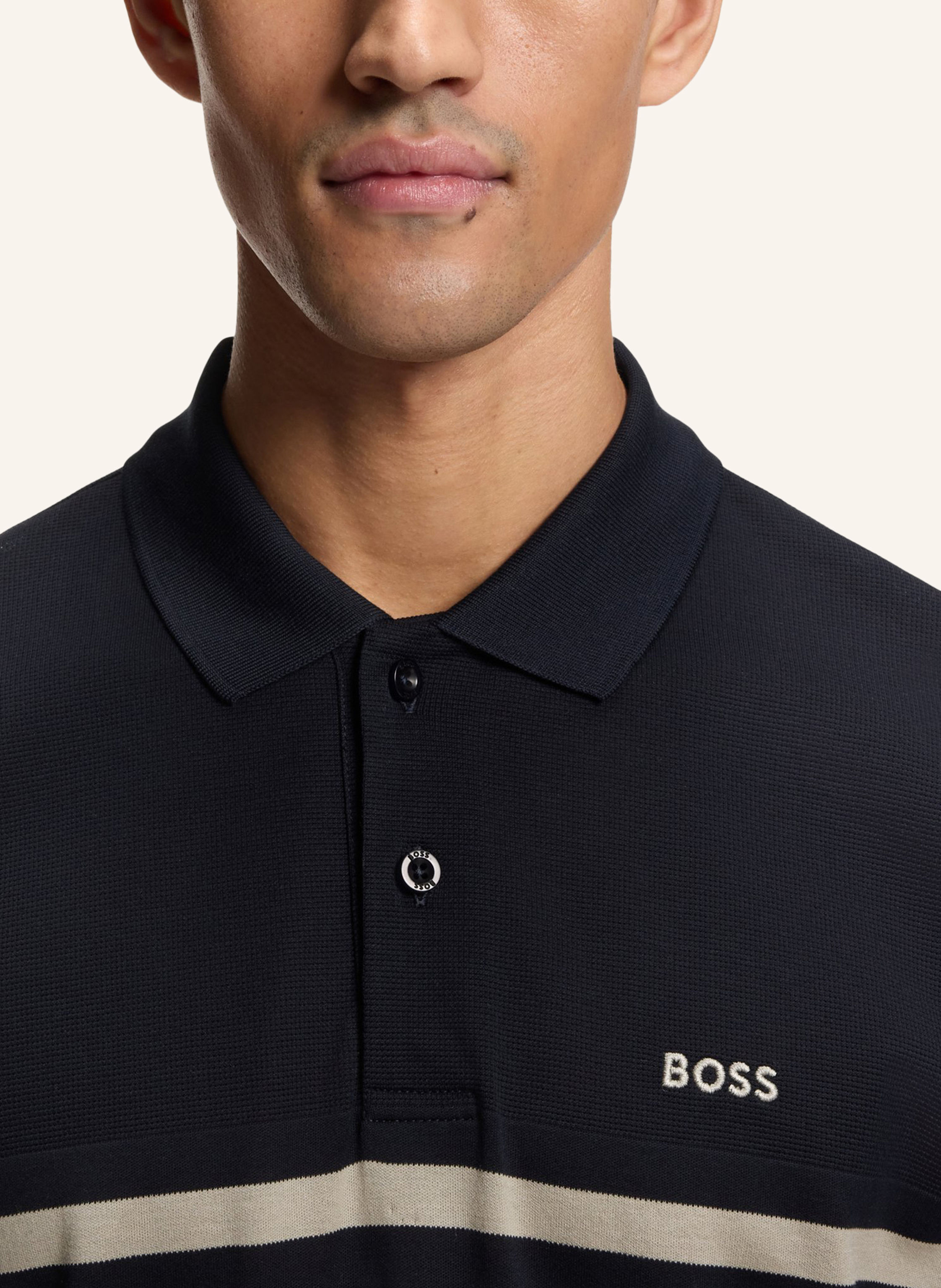 Thumbnail - Boss Poloshirt Pl_Join Paddy Stripe Regular Fit blau