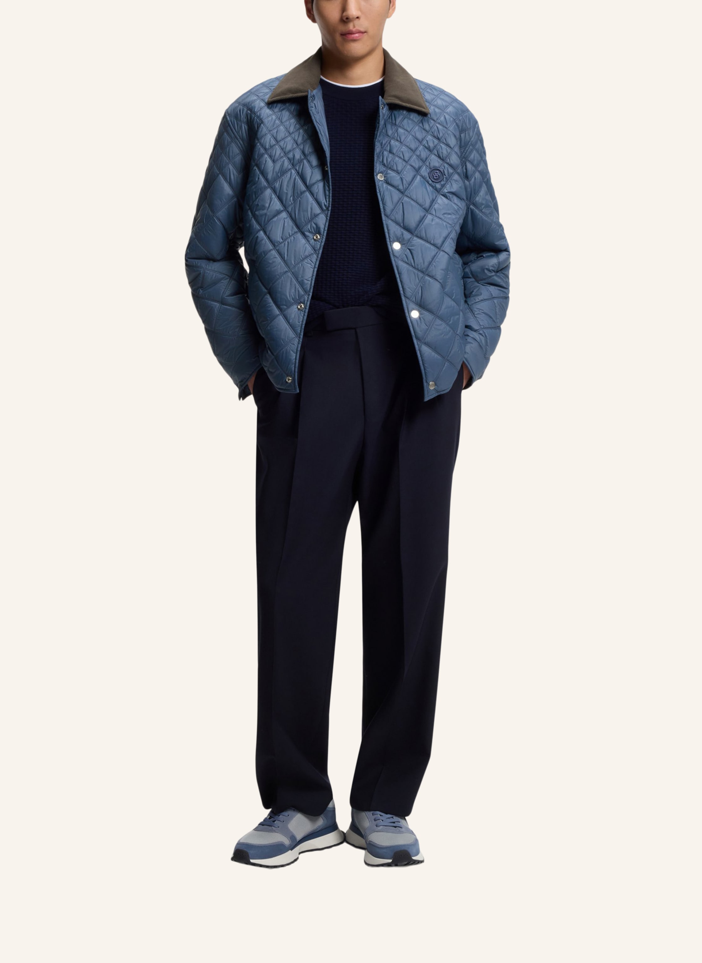 Thumbnail - Boss Casual Jacke C-Cosmix Relaxed Fit blau