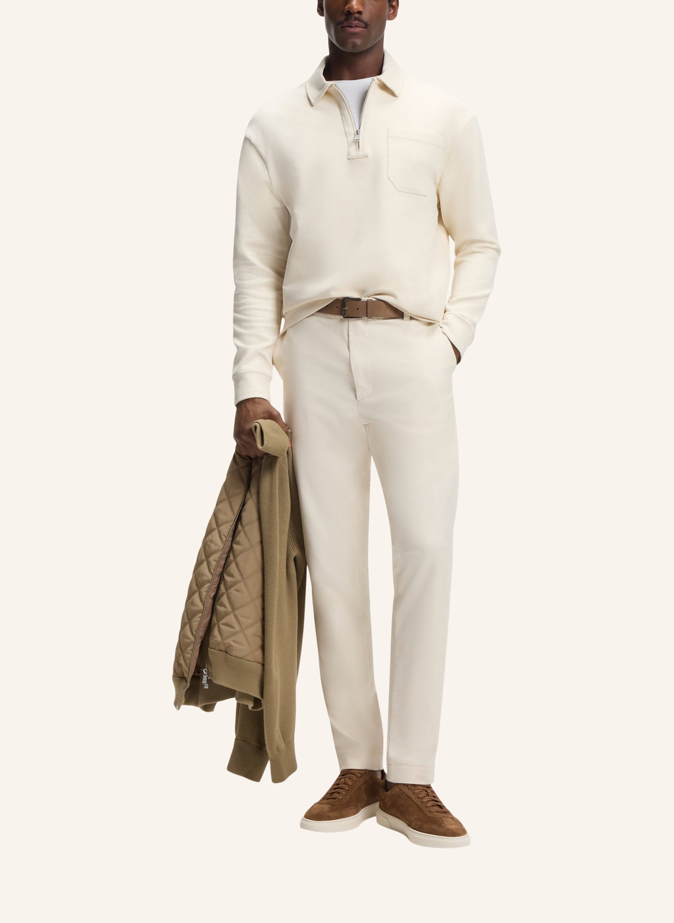 Thumbnail - Boss Sweatshirt C-Sota 32 Relaxed Fit weiss