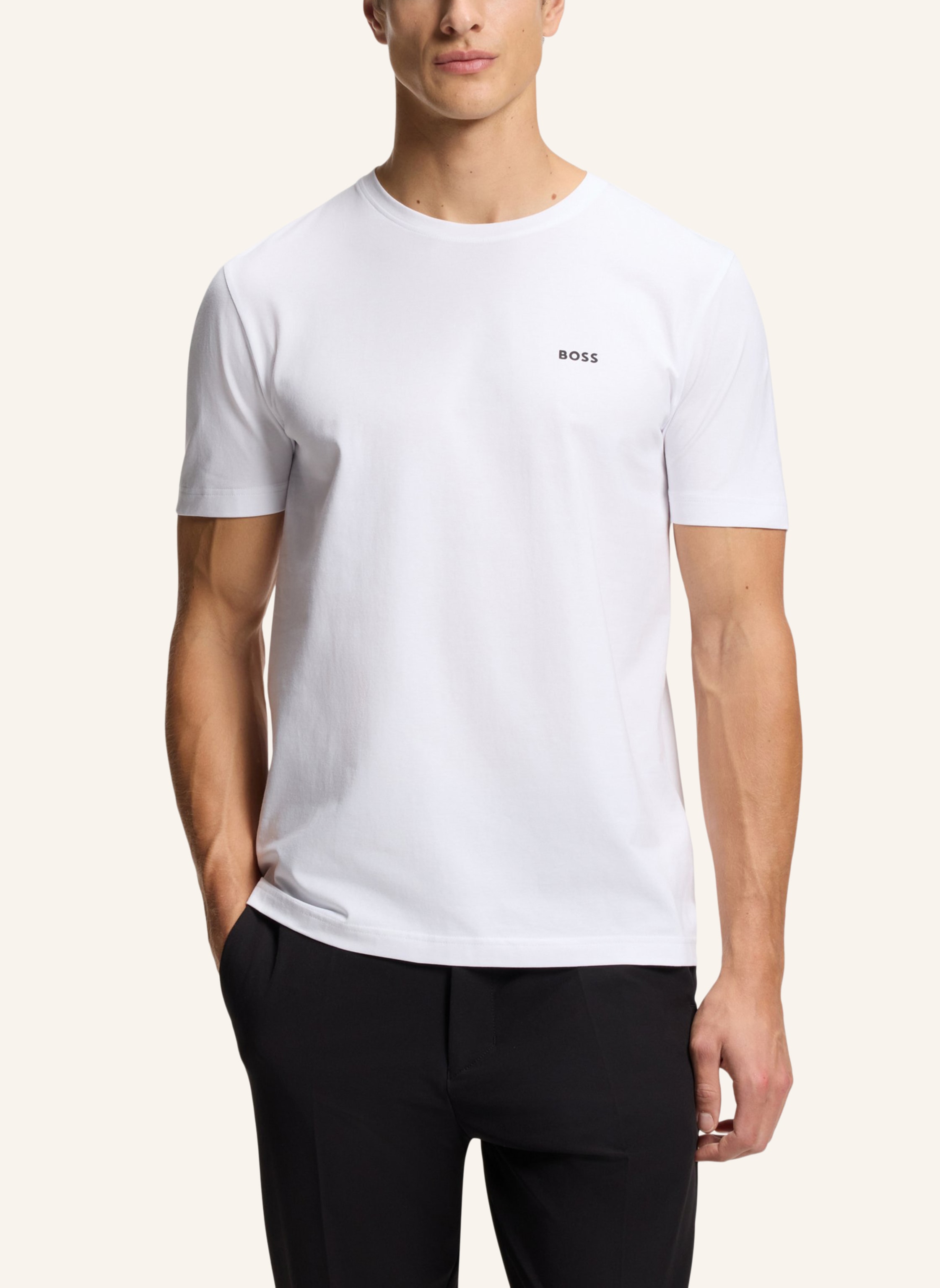 Thumbnail - Boss T-Shirt Ts_Graphic Set Cn Regular Fit rot