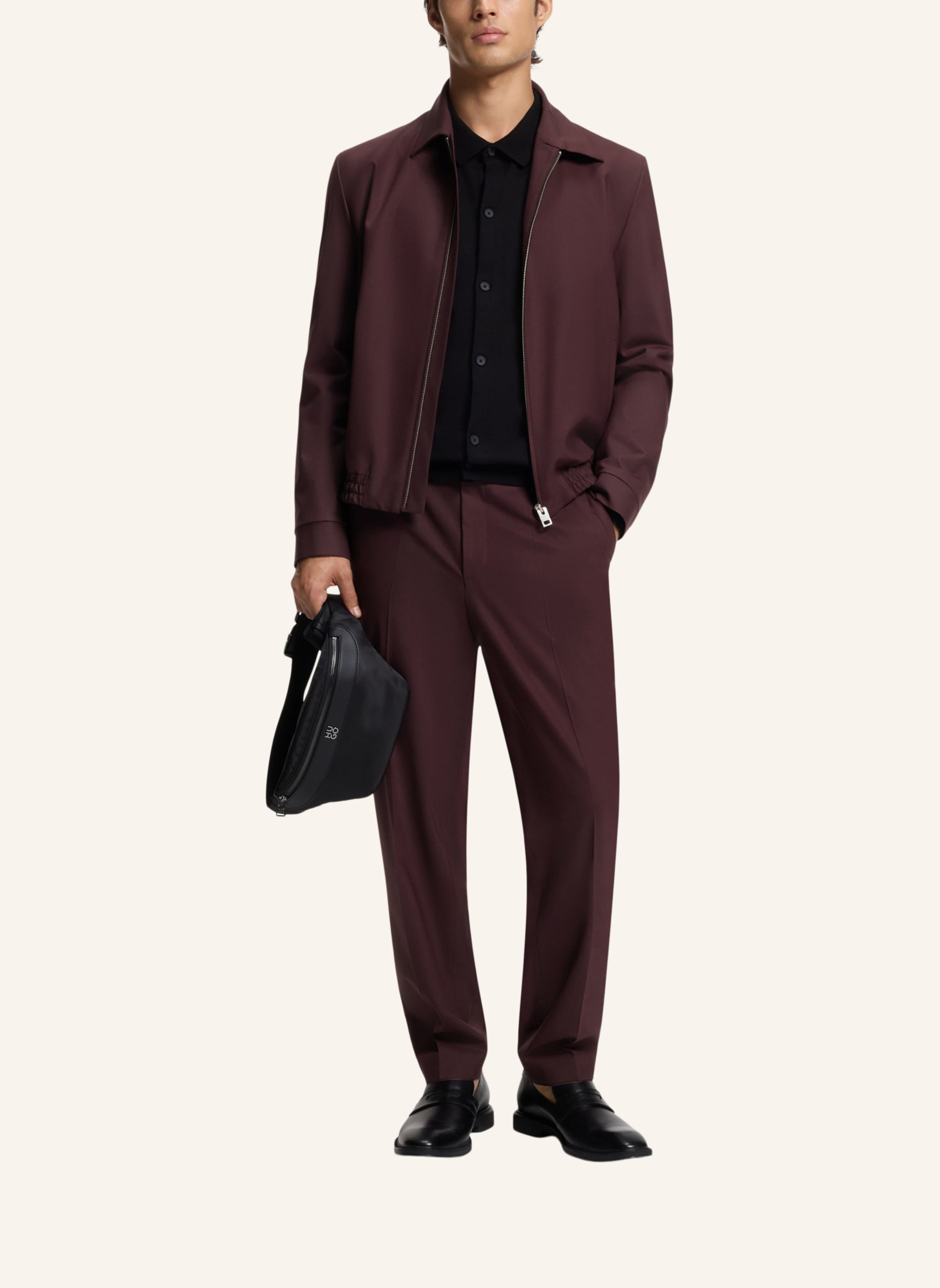 Thumbnail - Hugo Blazer hellys261x Slim Fit braun