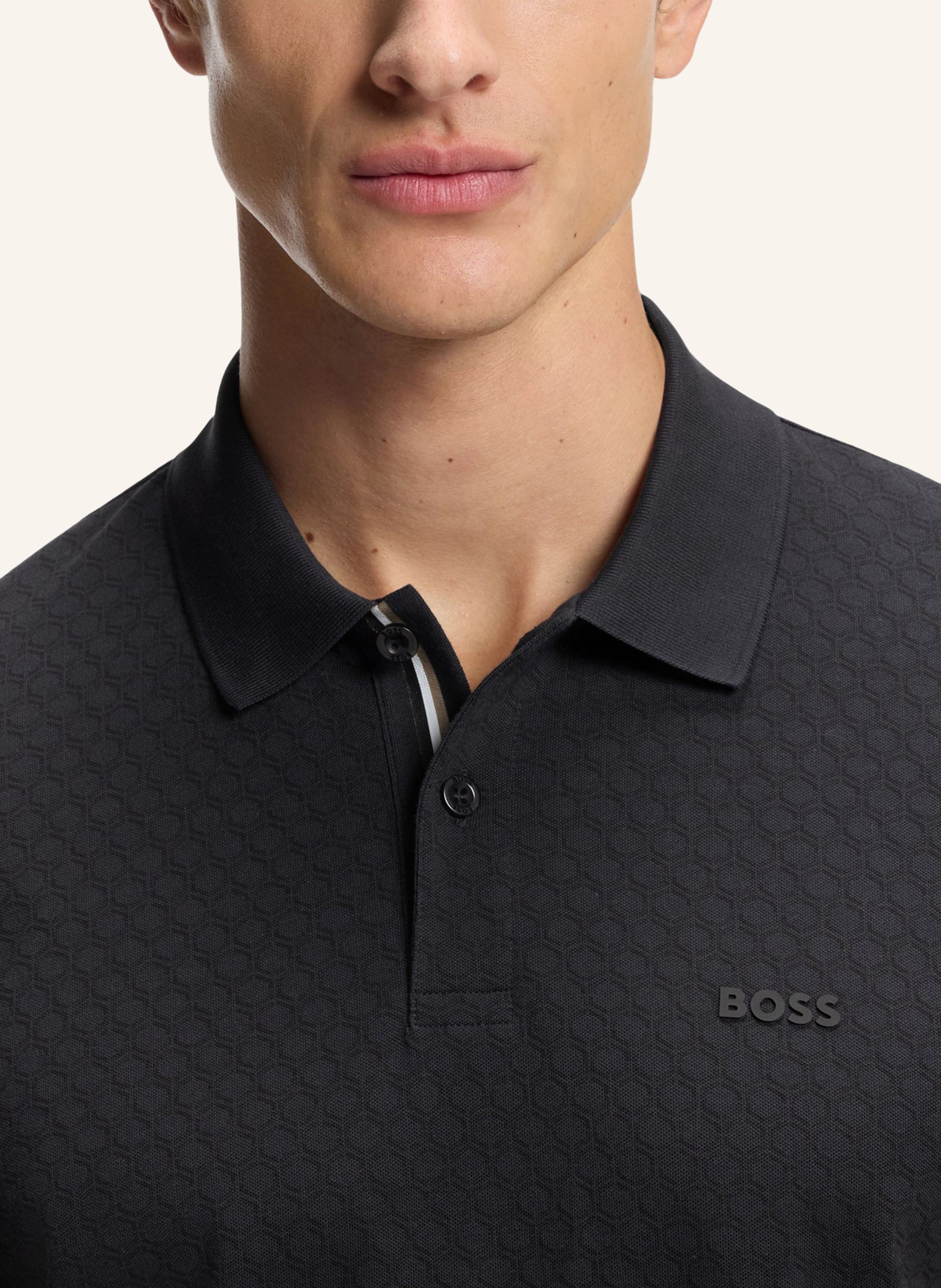 Thumbnail - Boss Poloshirt Pl_Goc Chip Pattern Regular Fit blau
