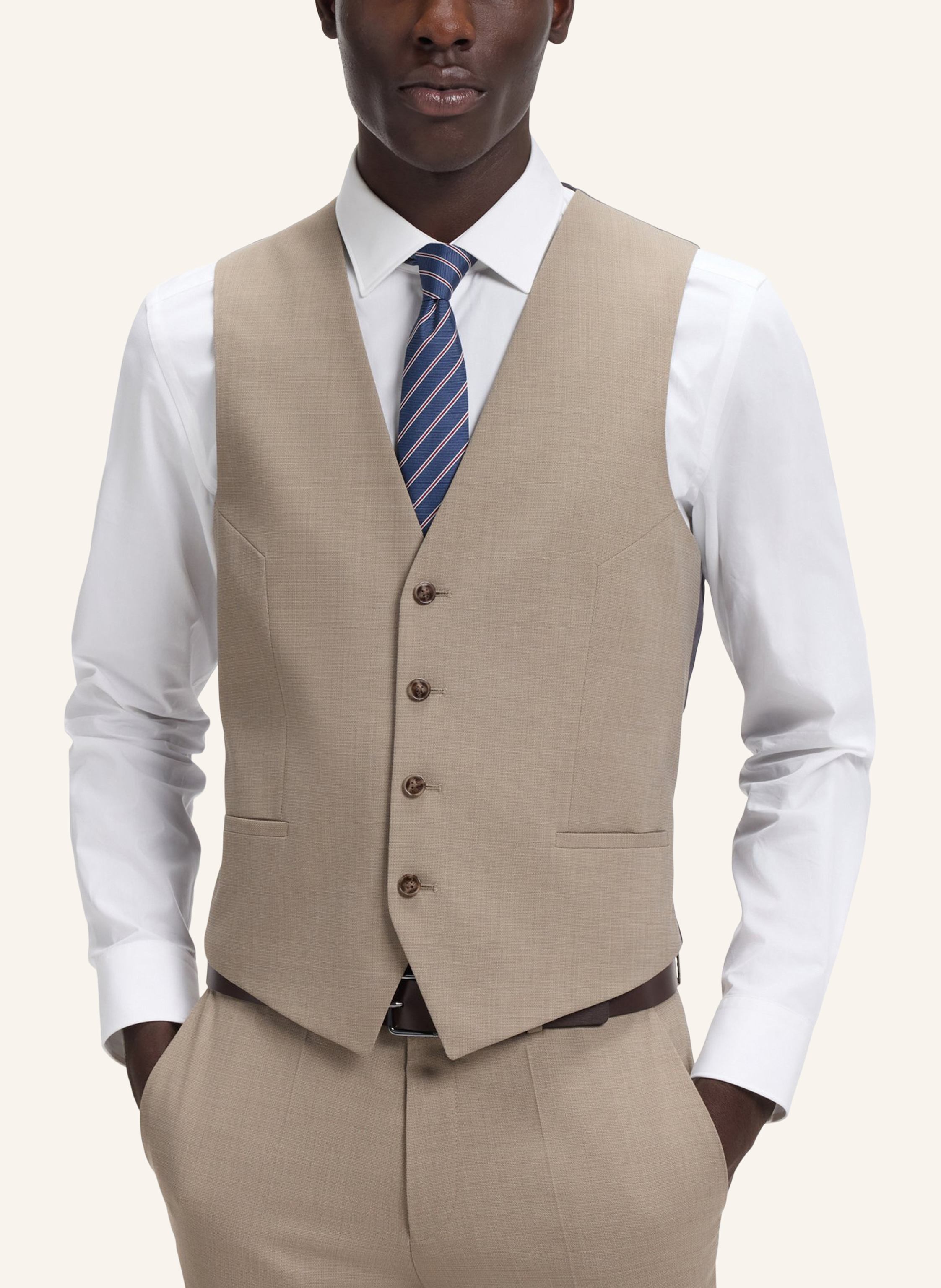 Thumbnail - Hugo Business Anzug Arti/Hesten241V1X Extra-Slim Fit beige