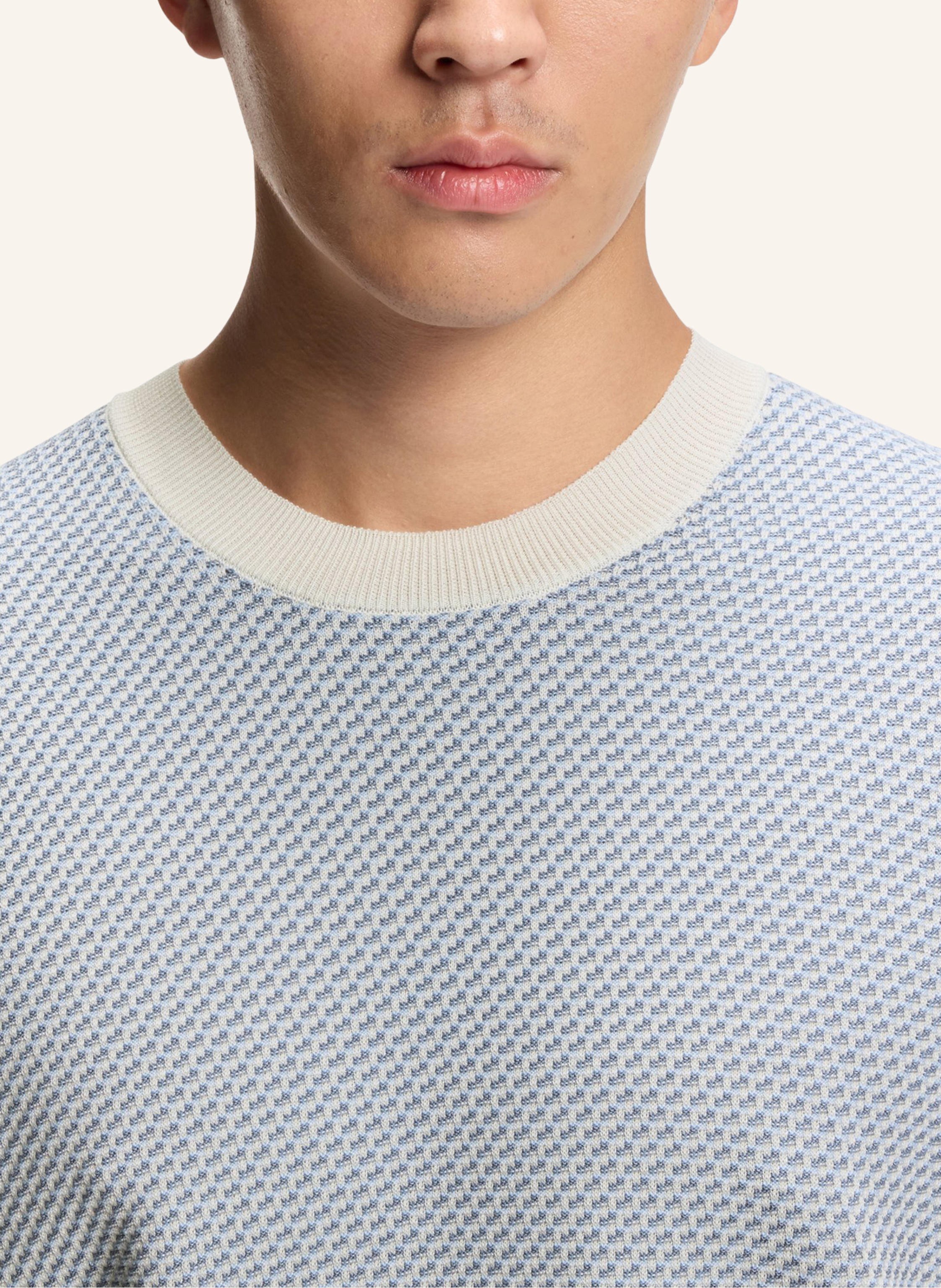 Thumbnail - Boss Pullover L-Umino Regular Fit beige