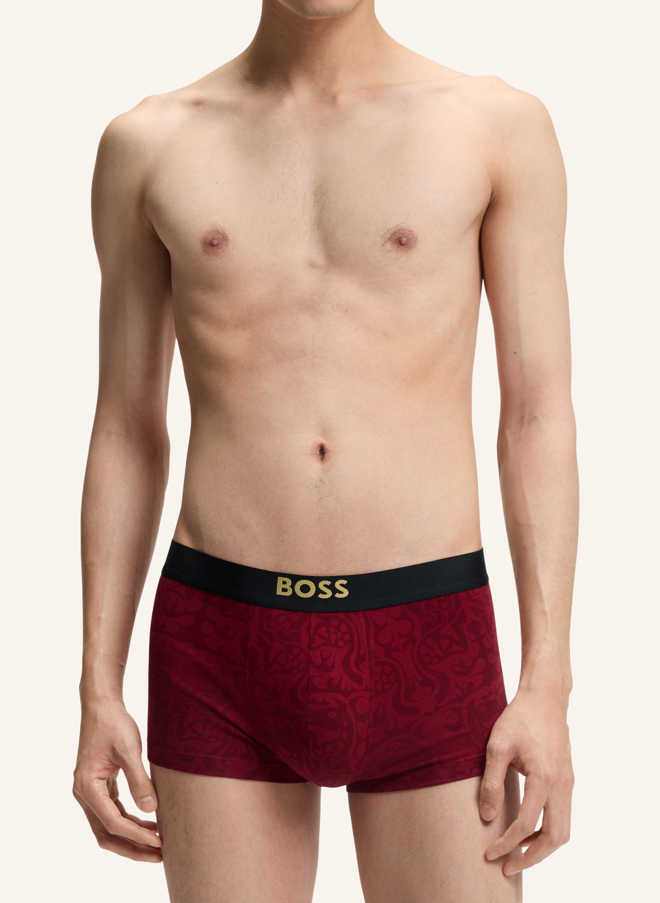 Thumbnail - Boss Boxershort Trunk 3p Cny rot