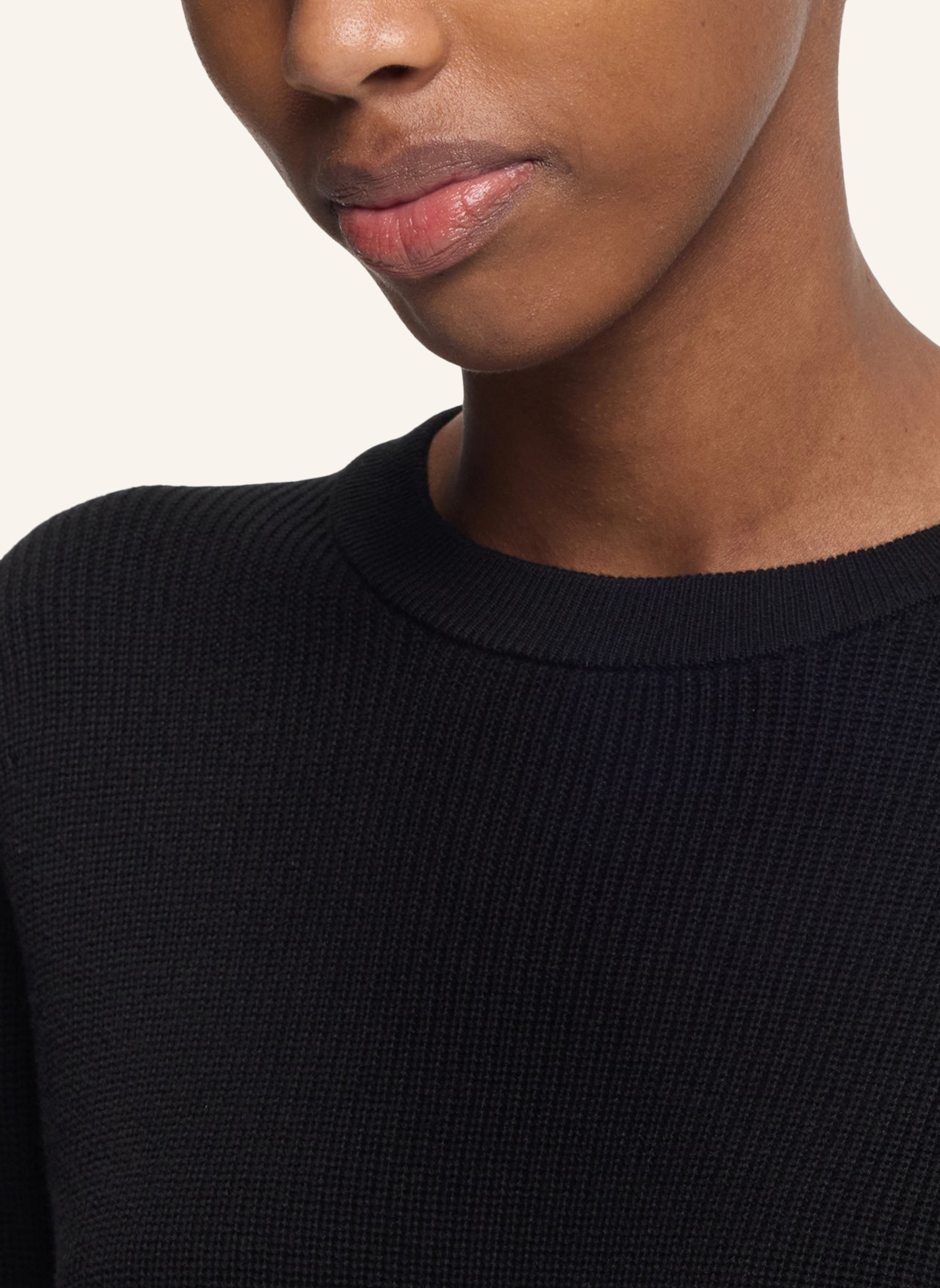 Thumbnail - Hugo Pullover Sabanna Slim Fit schwarz