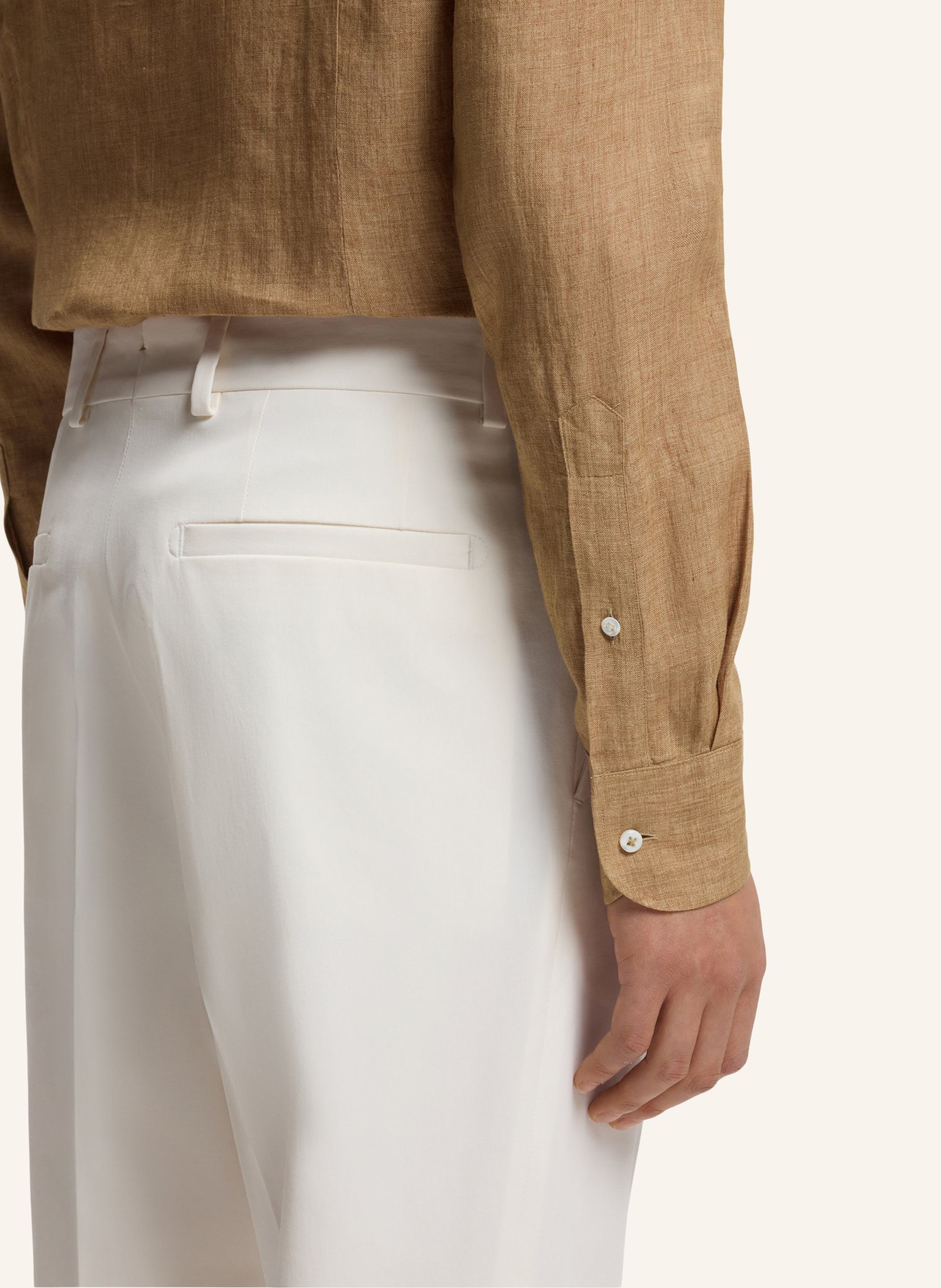 Thumbnail - Boss Casual Hemd L-Hays-Kentw-C-252 Slim Fit beige