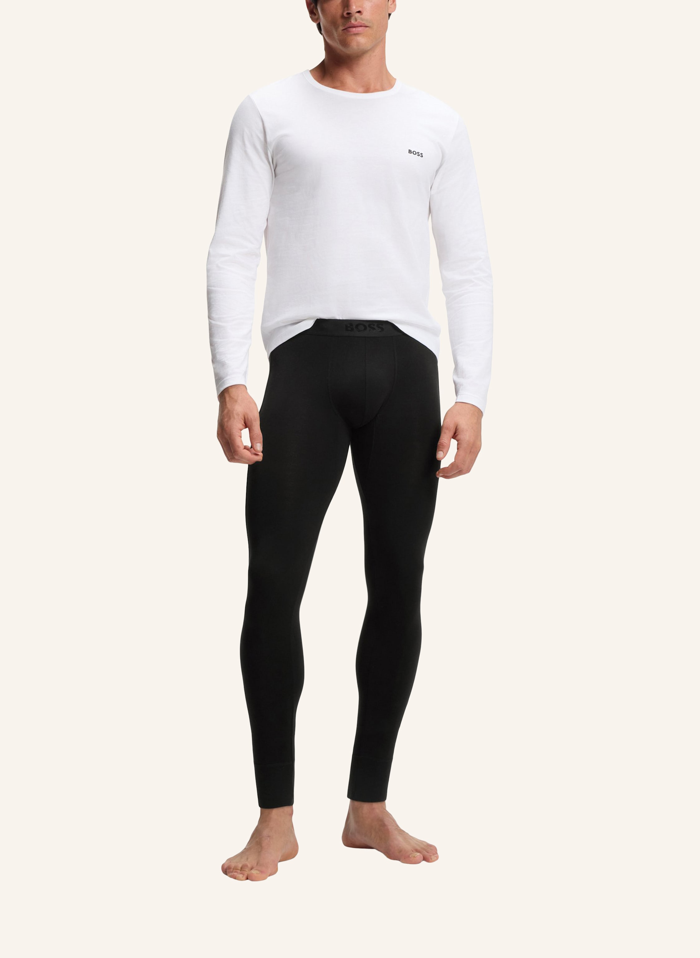 Thumbnail - Boss Lange Unterhose Long John Thermal+ schwarz