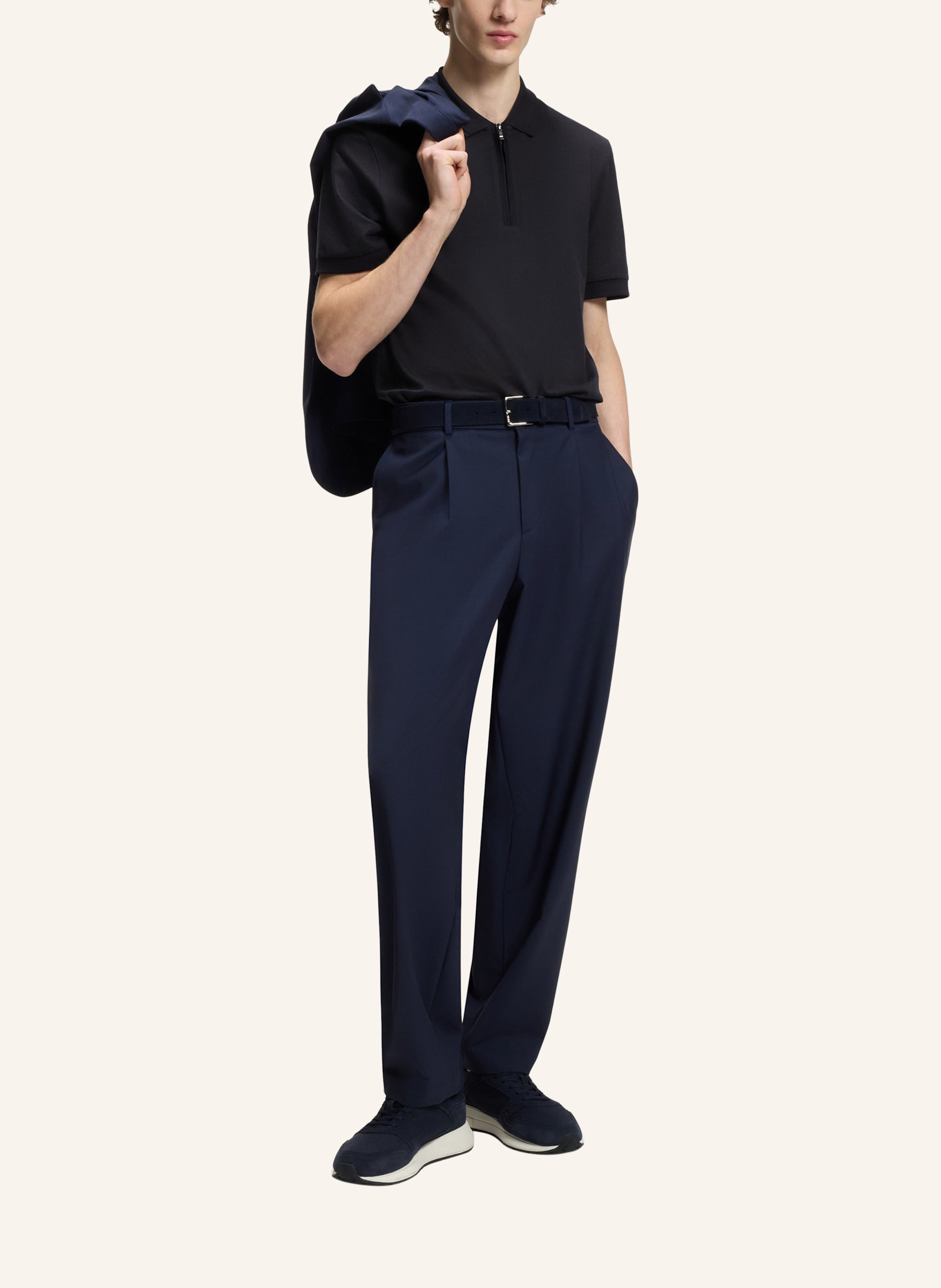 Thumbnail - Boss Poloshirt H-Paras 70 Regular Fit blau