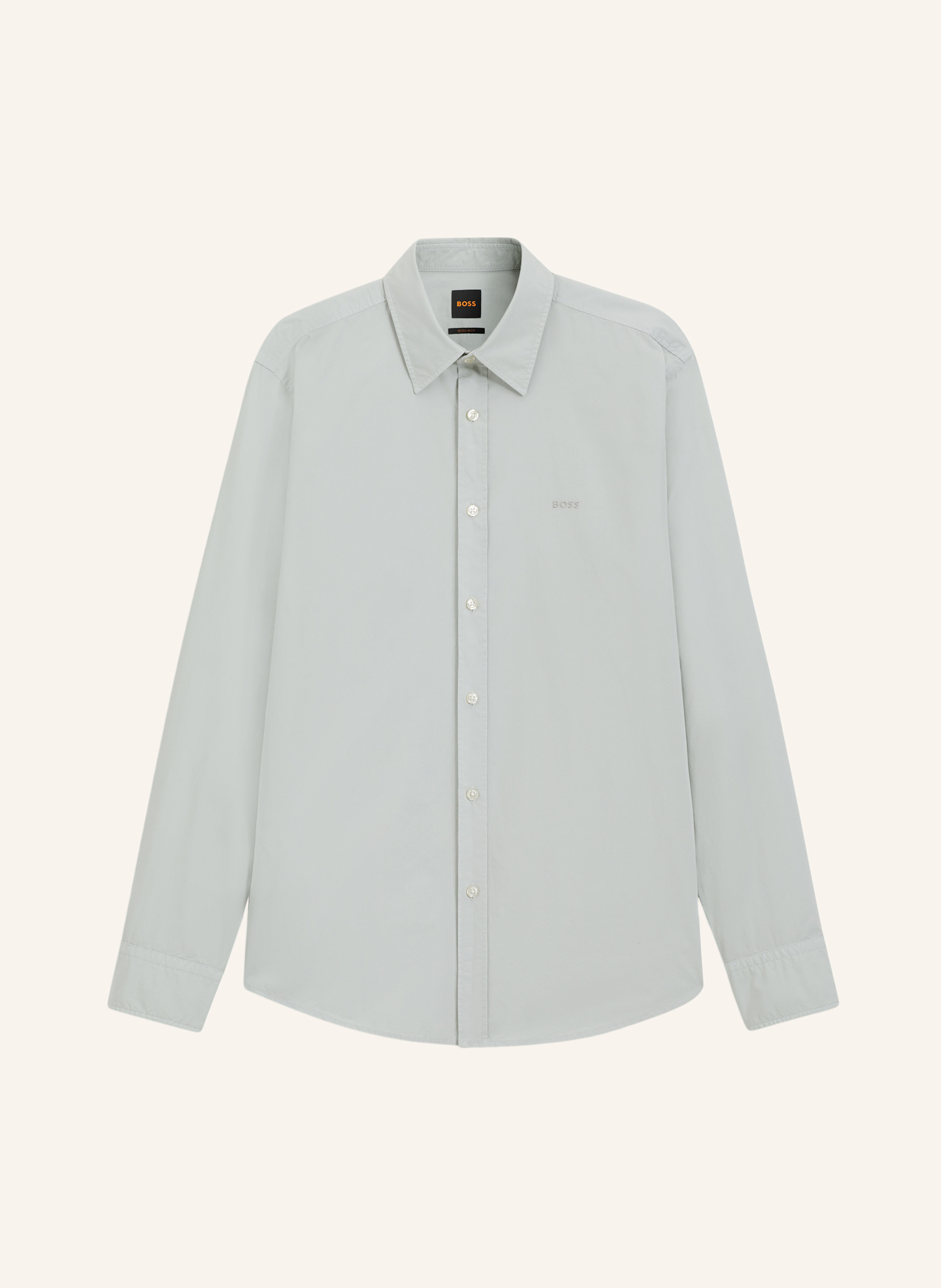 Boss Hemd Relegant Regular Fit silber