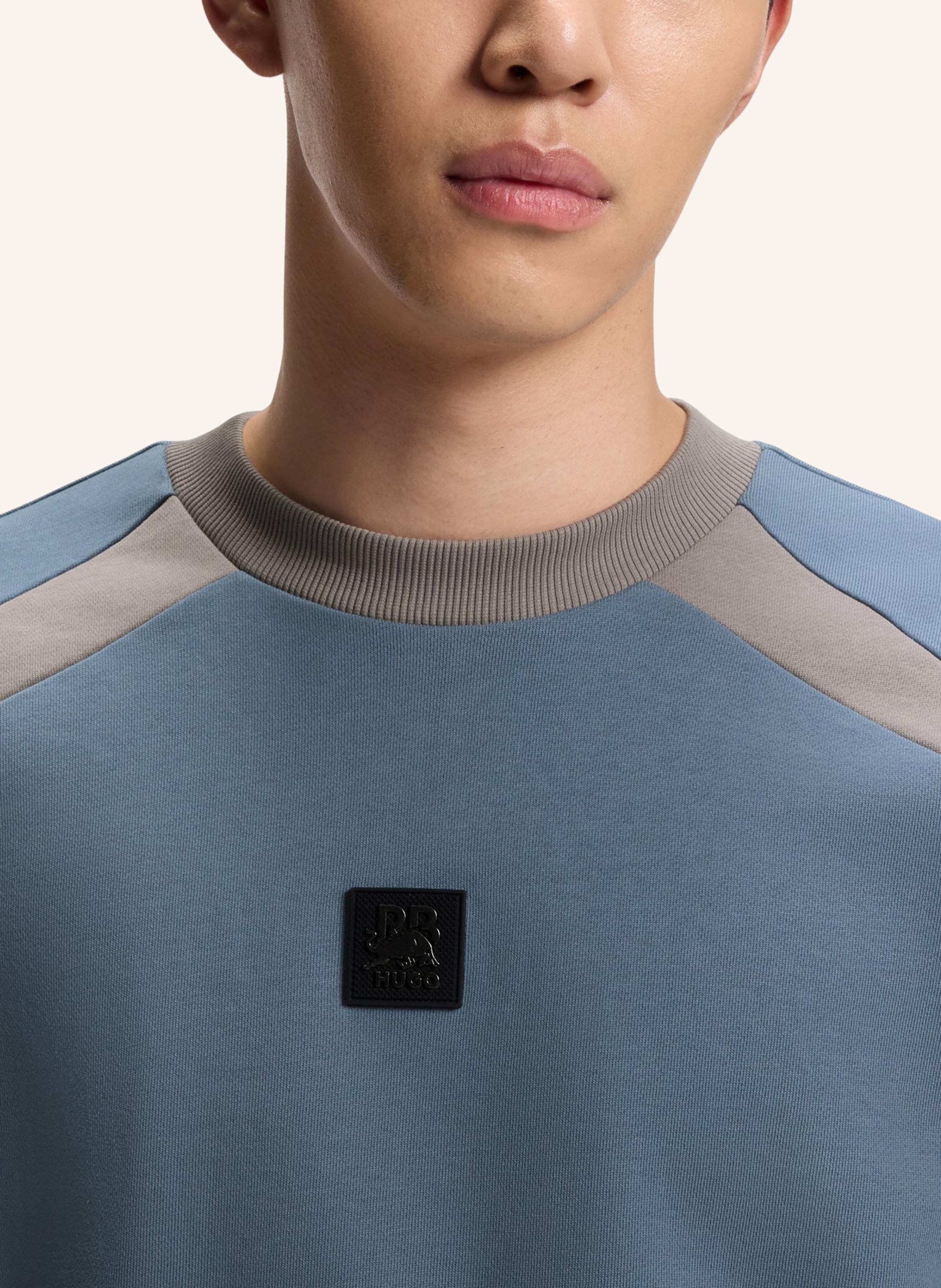 Thumbnail - Hugo Sweatshirt Davalio_Rb Relaxed Fit grau