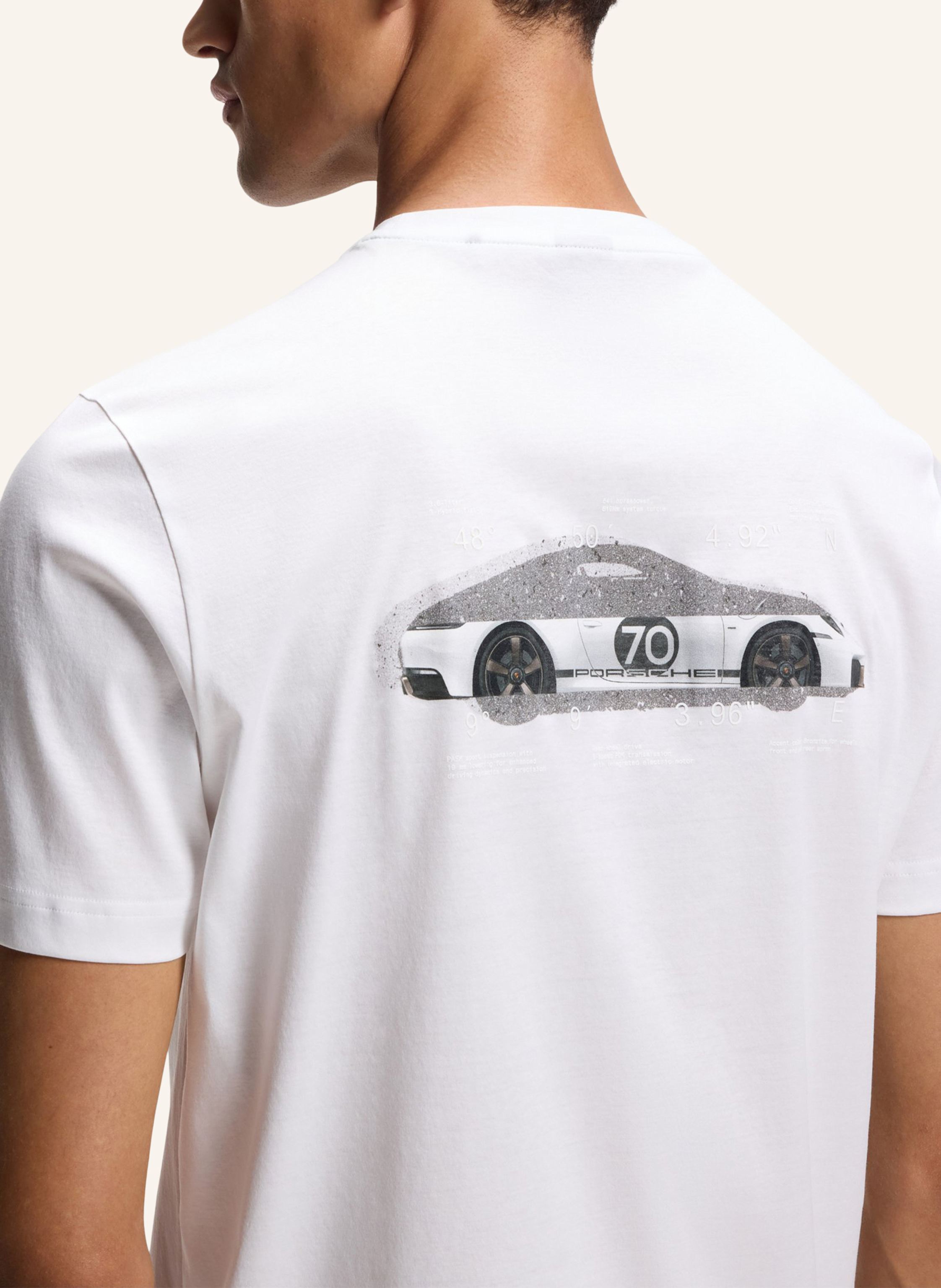 Thumbnail - Boss T-Shirt Ts_Ps spirit70 Car Regular Fit weiss