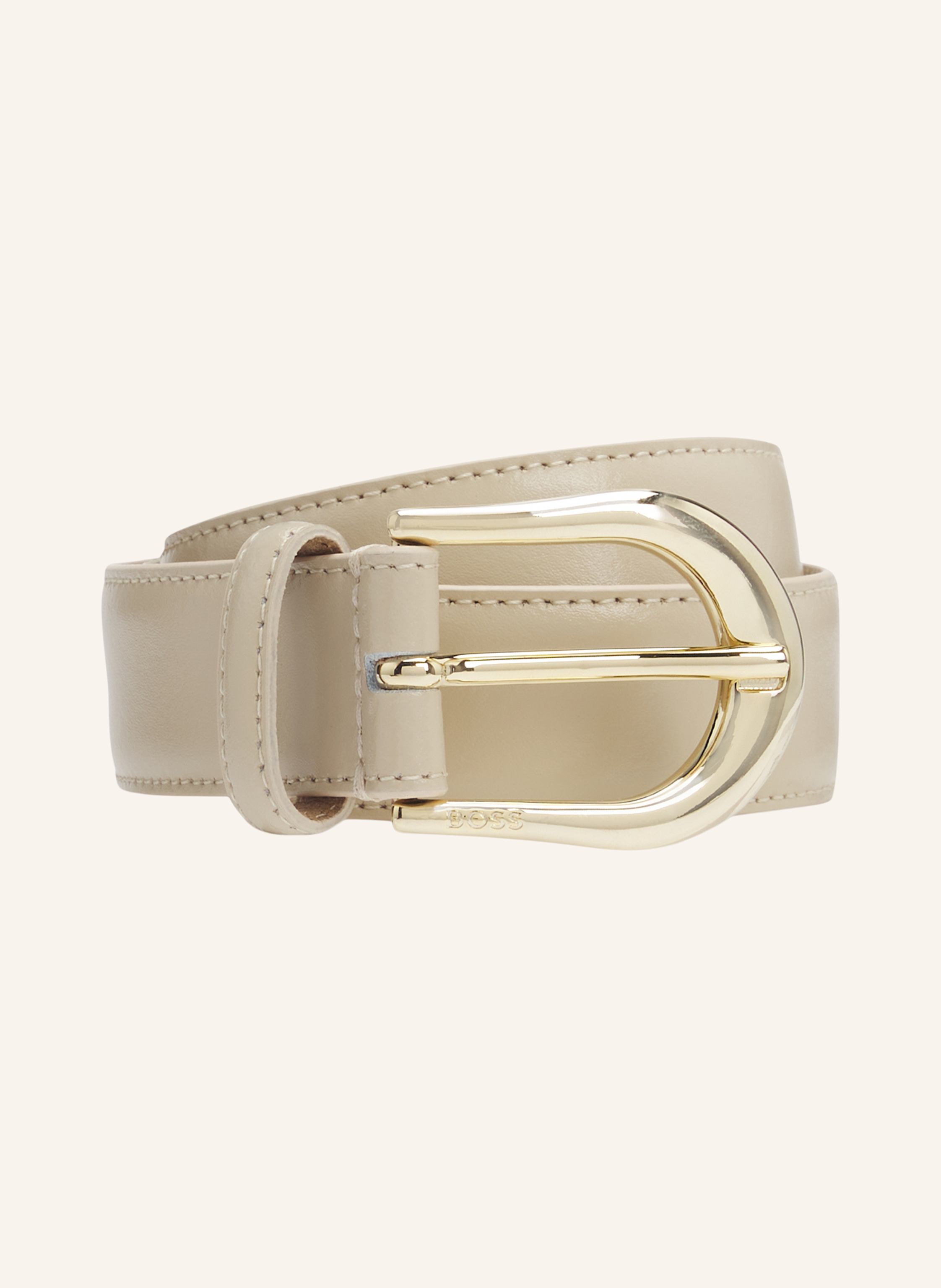 Boss Ledergürtel Carol beige
