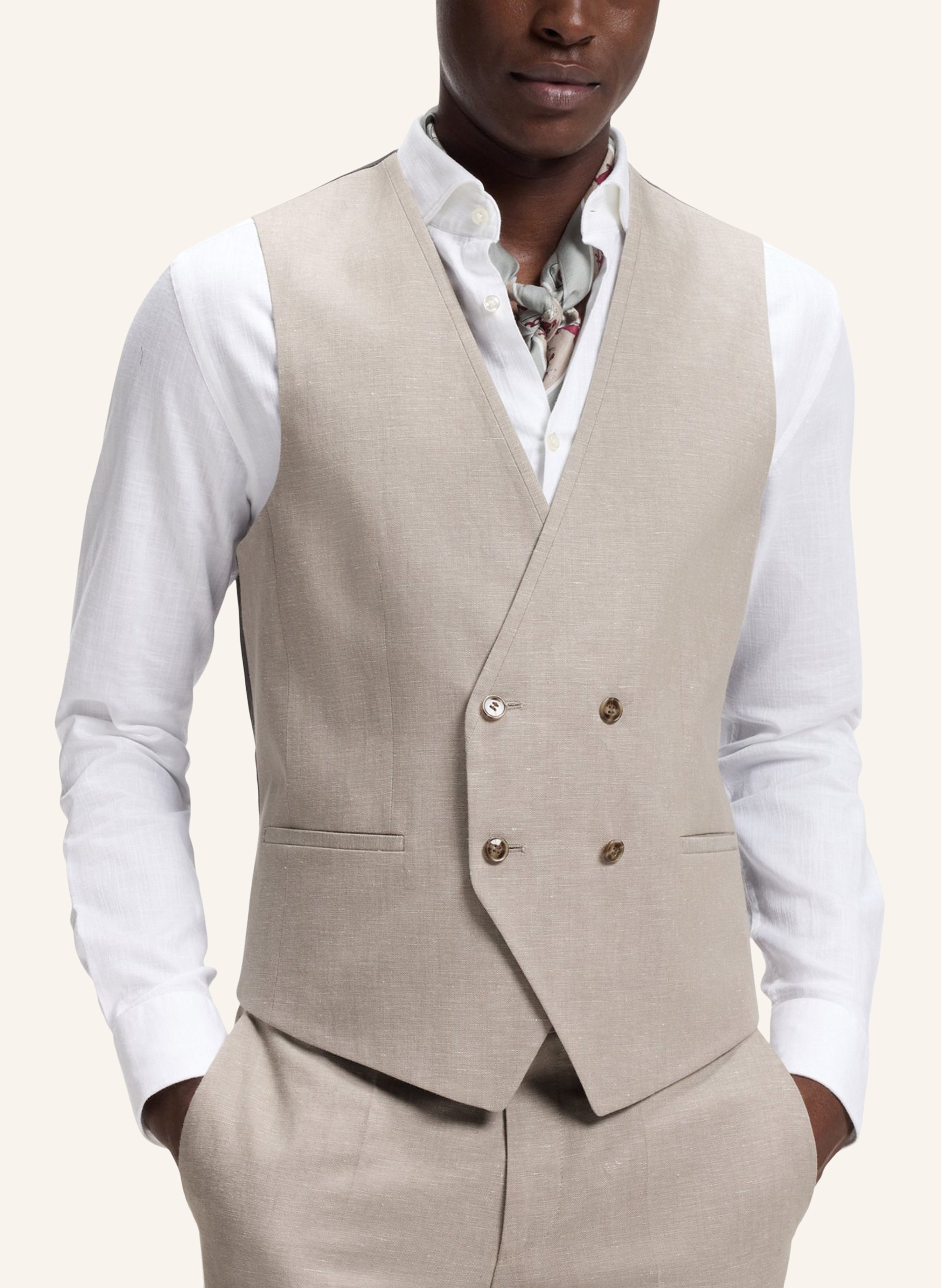 Thumbnail - Hugo Business Anzug Henry-getlin253x Slim Fit braun