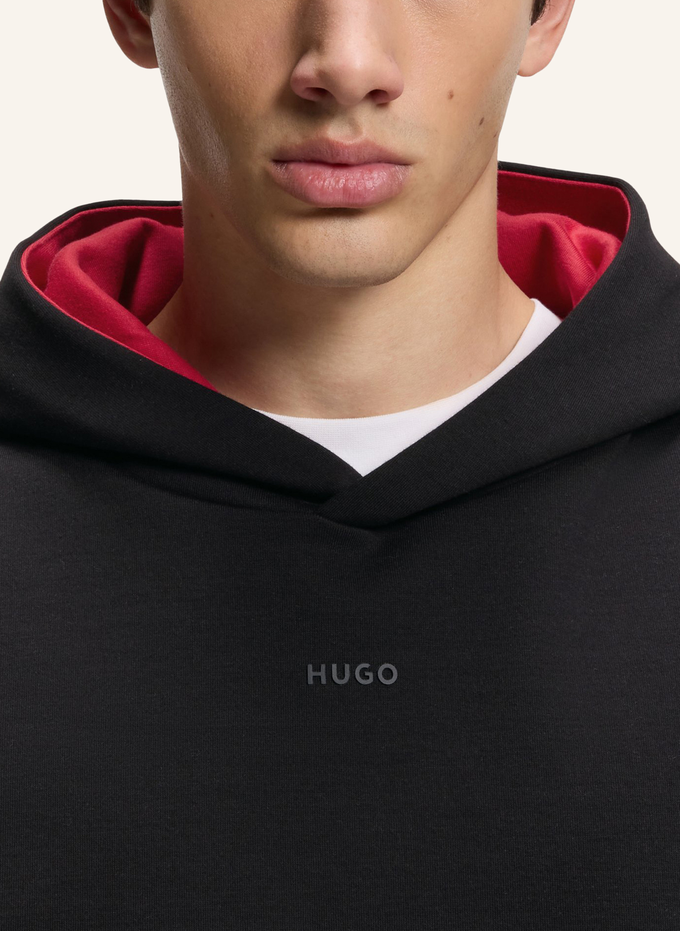 Thumbnail - Hugo Sweatshirt Daneony Relaxed Fit schwarz