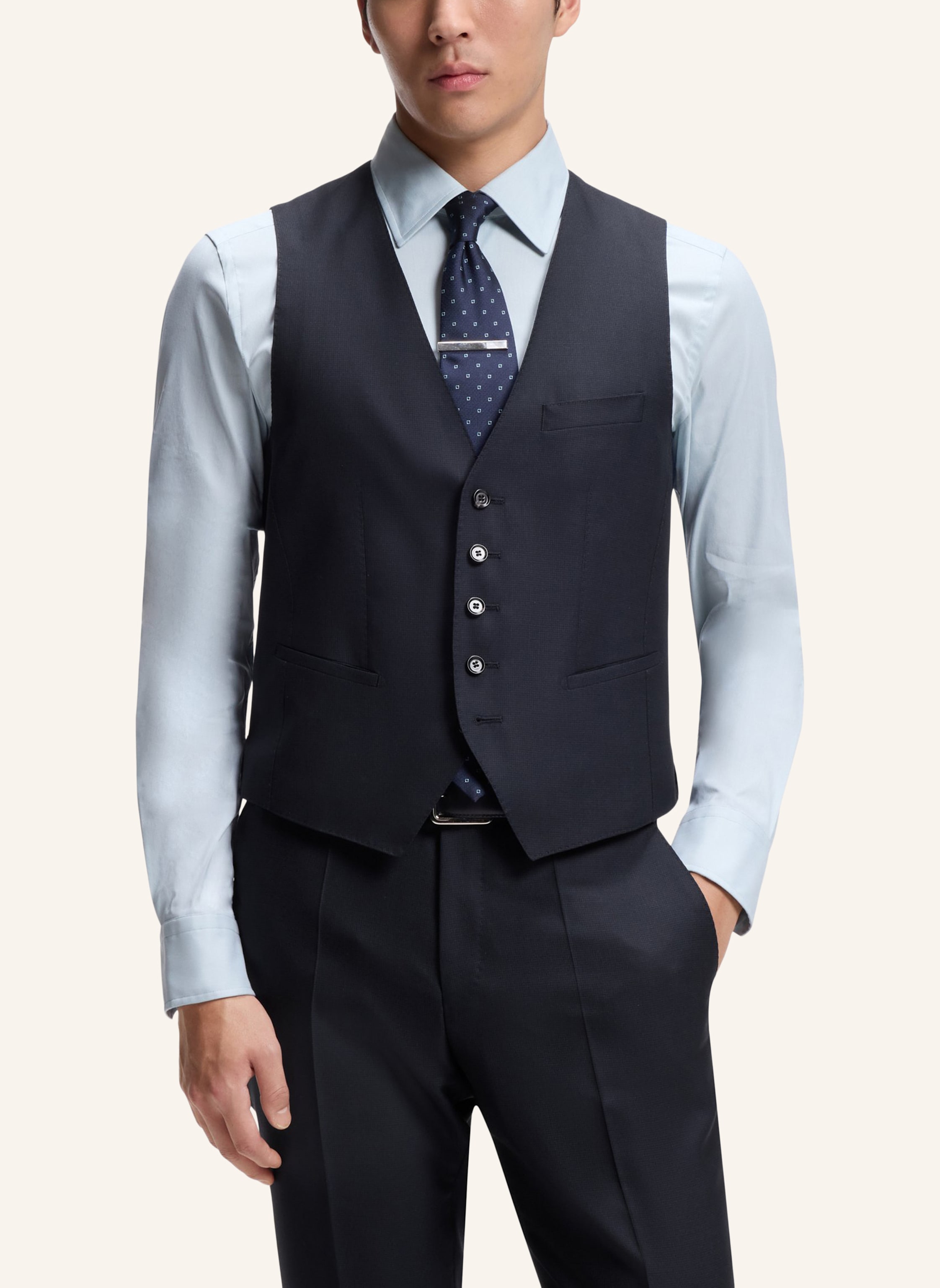 Thumbnail - Boss Business Anzug L-Harvers-3pcs-241 Slim Fit blau