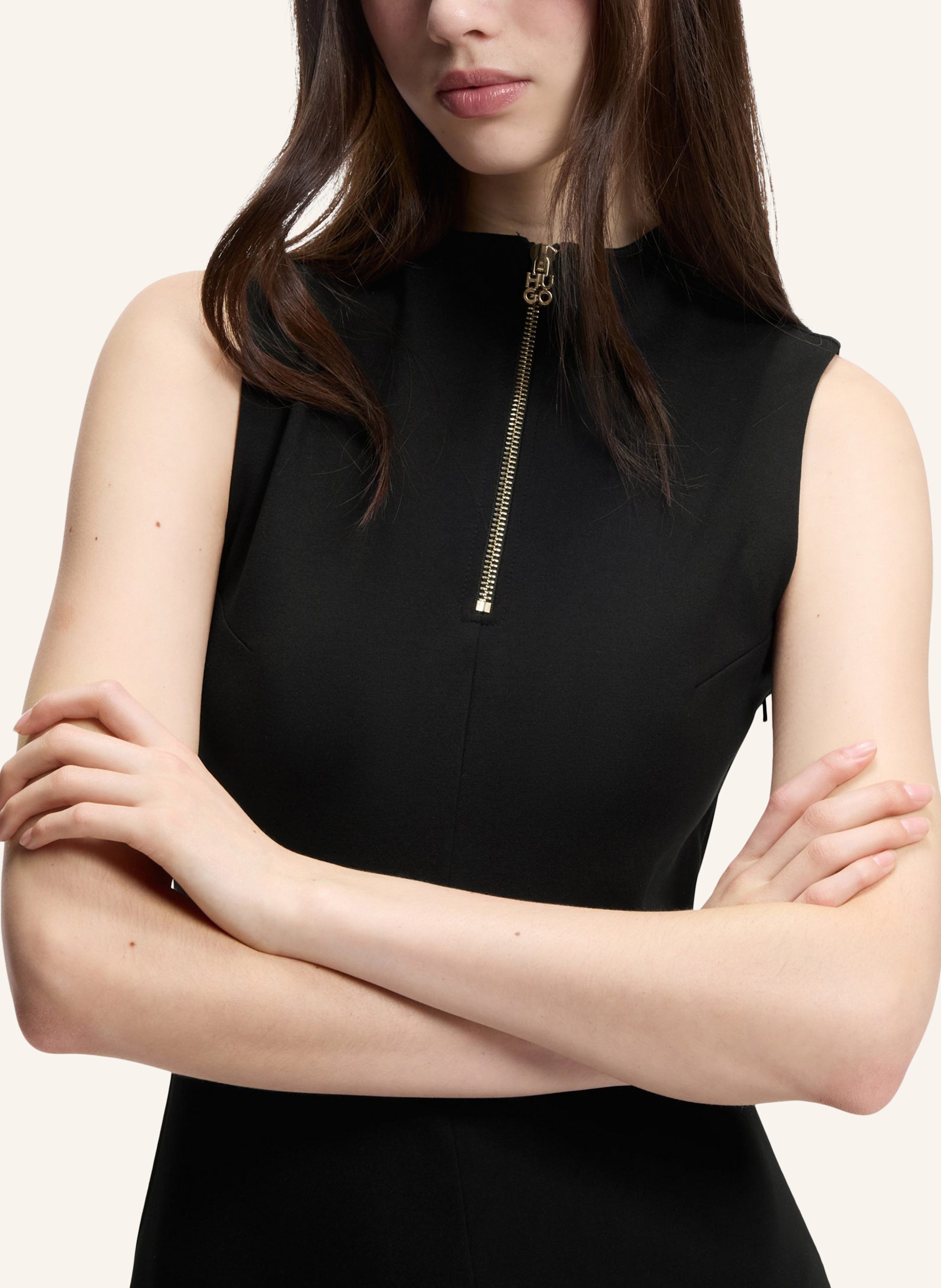 Thumbnail - Hugo Jersey-Kleid Noella Regular Fit schwarz