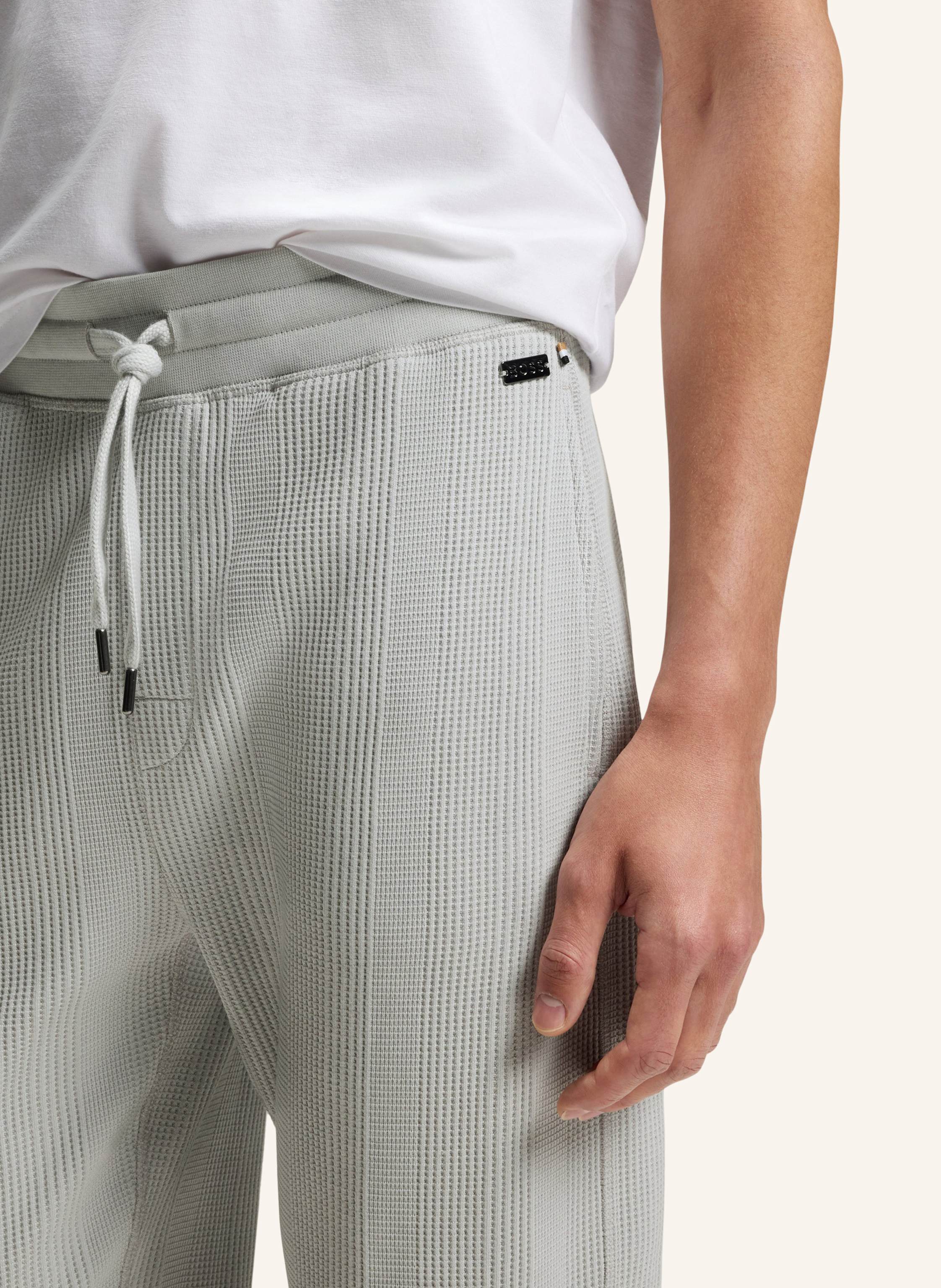 Thumbnail - Boss Loungewear Unterteil Structure Pants grau